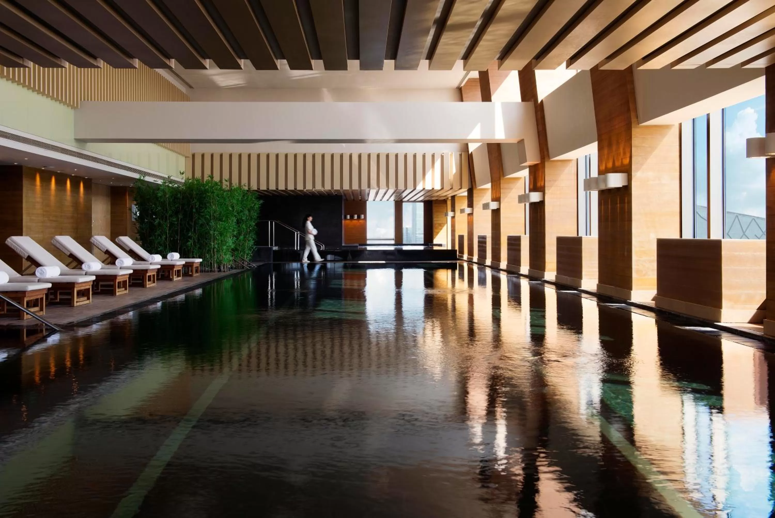 Swimming pool in Park Hyatt Beijing