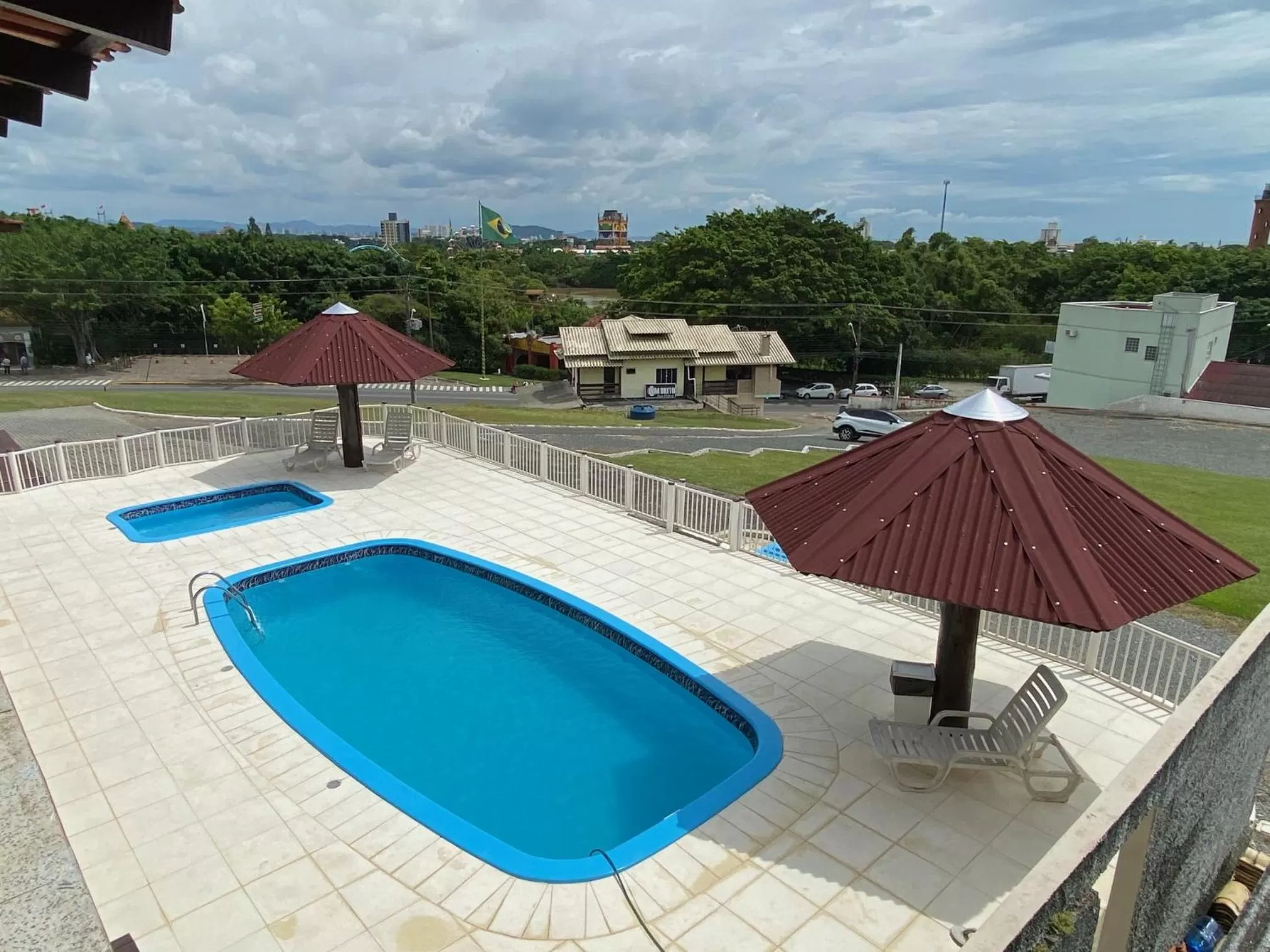 Pool view in Hotel Panorâmico