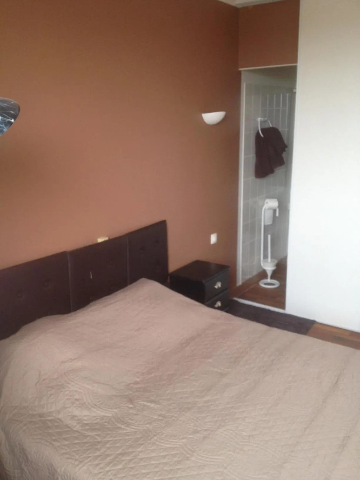 Decorative detail, Bed in Hotel Moderne