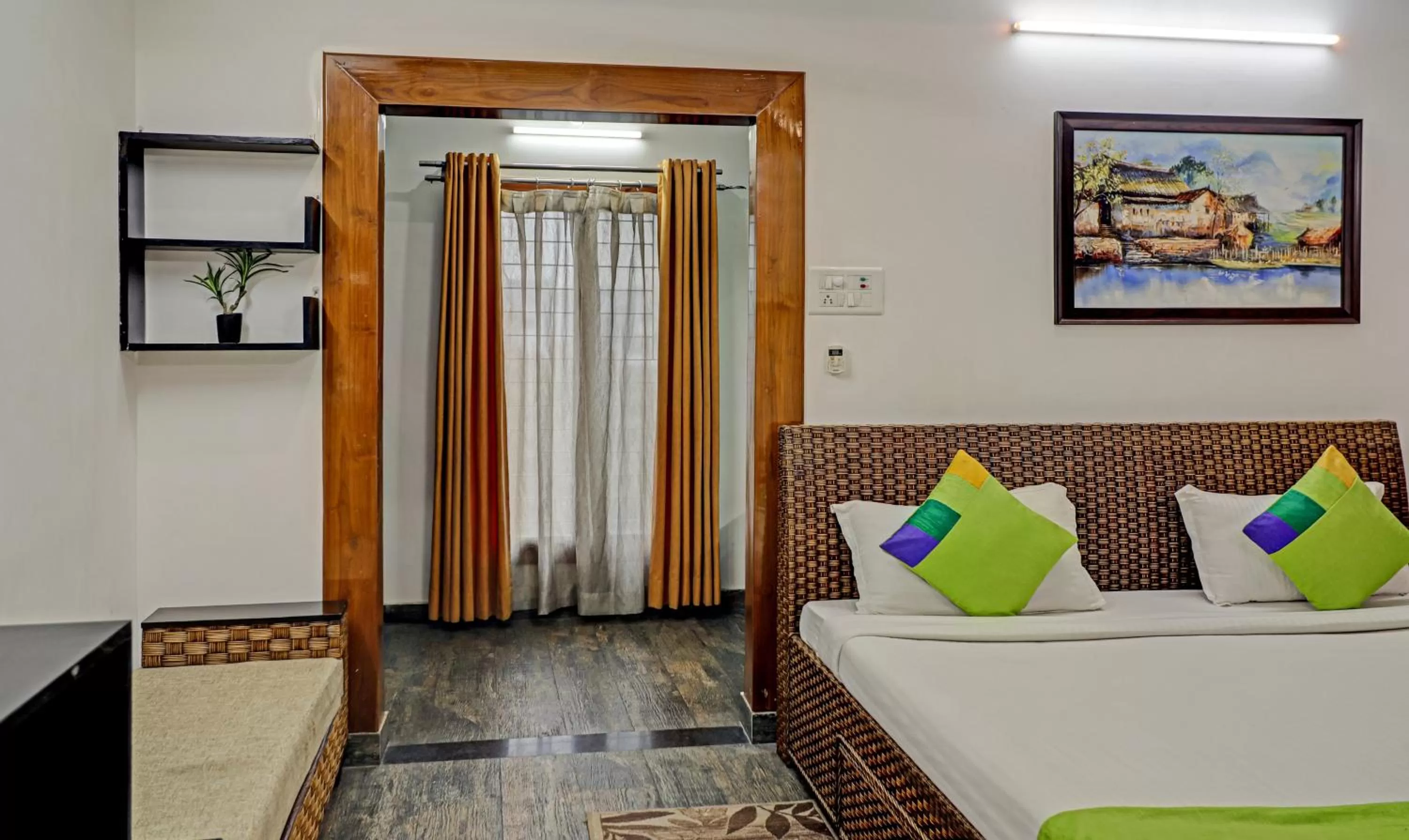 Bedroom, Bed in Treebo Umal Homestay Ganeshguri