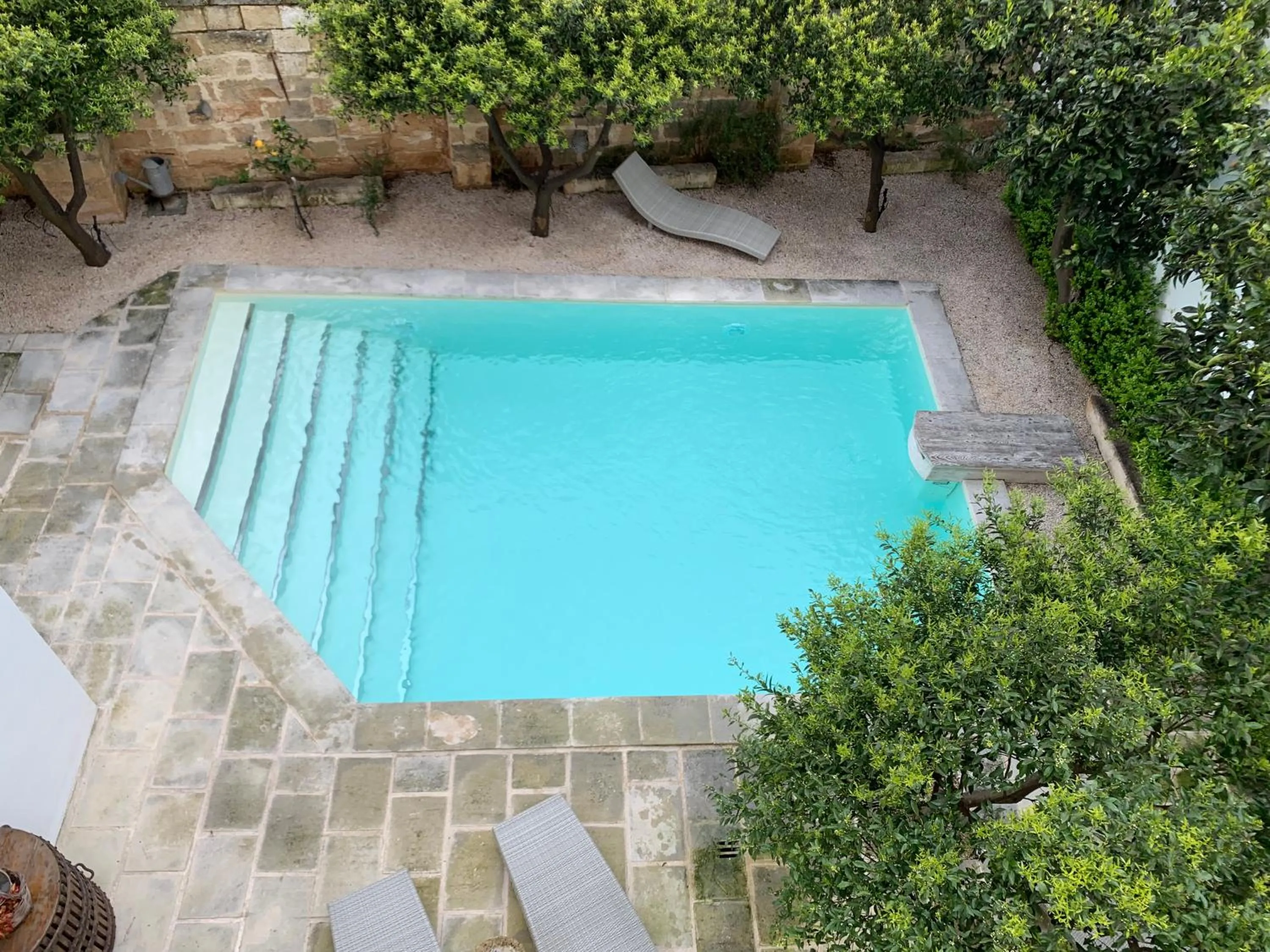 Swimming pool in Palazzo Castriota
