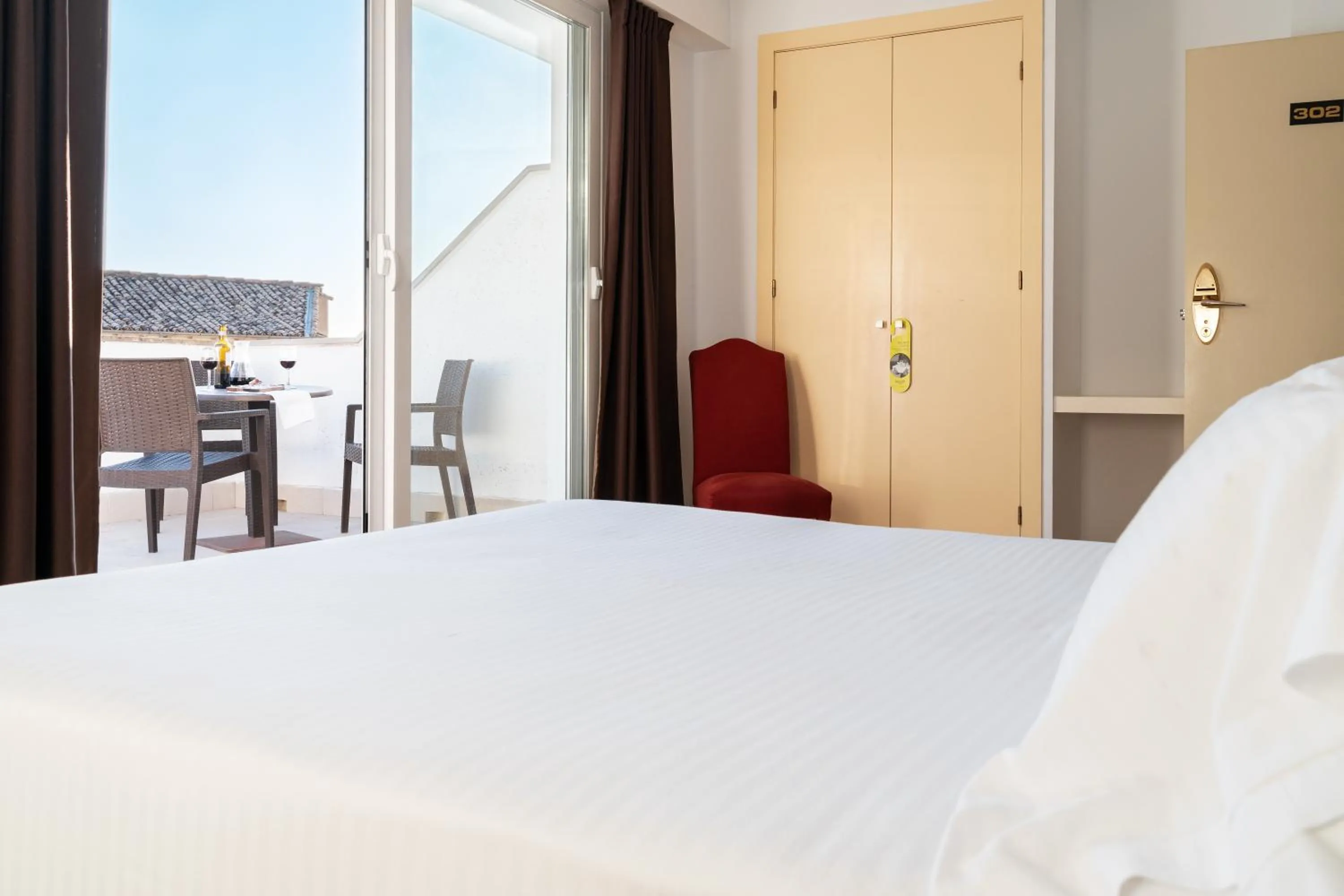 Bed in Hotel Ciudad de Cazorla