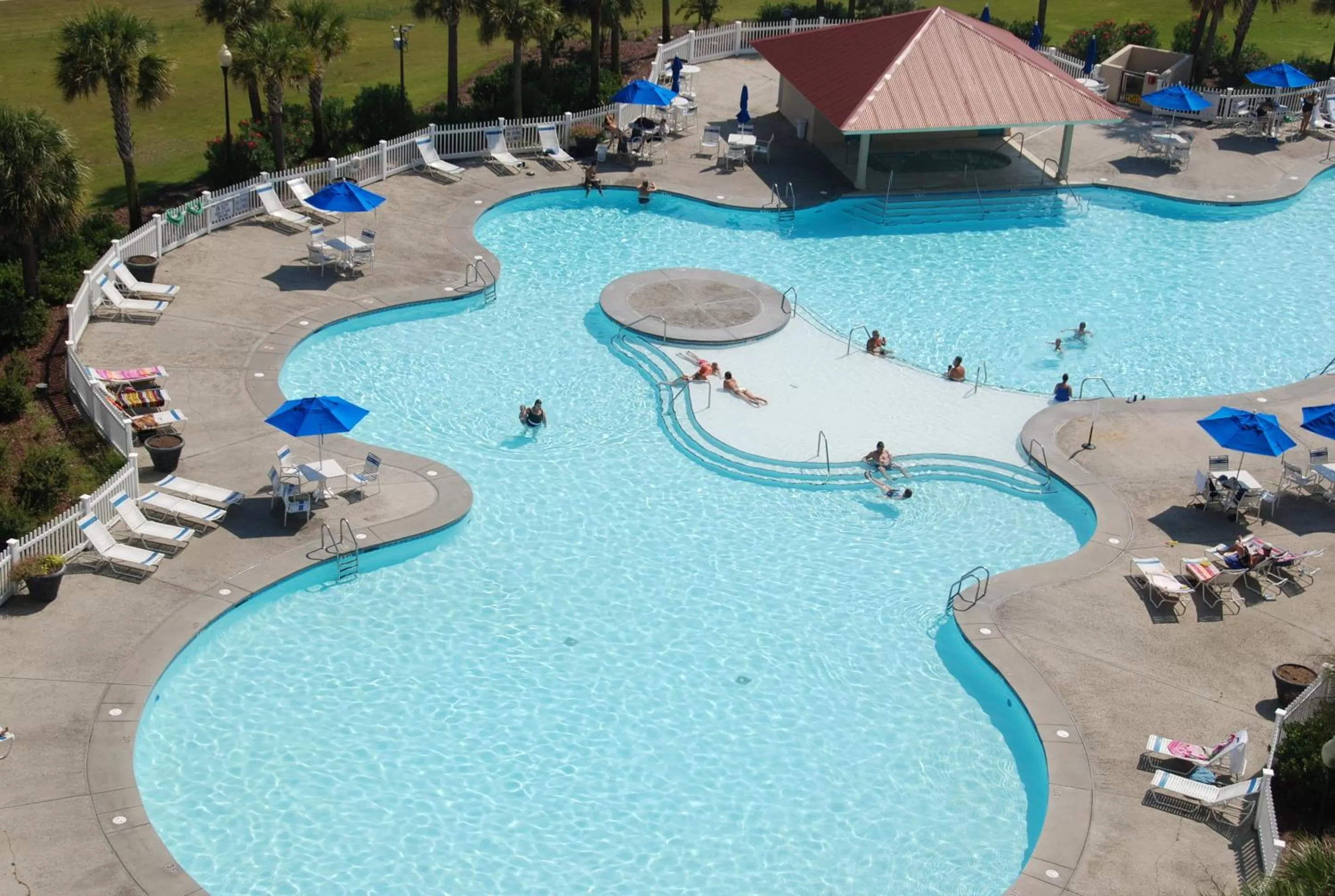 Pool view in Barefoot Resort Golf & Yacht Club Villas