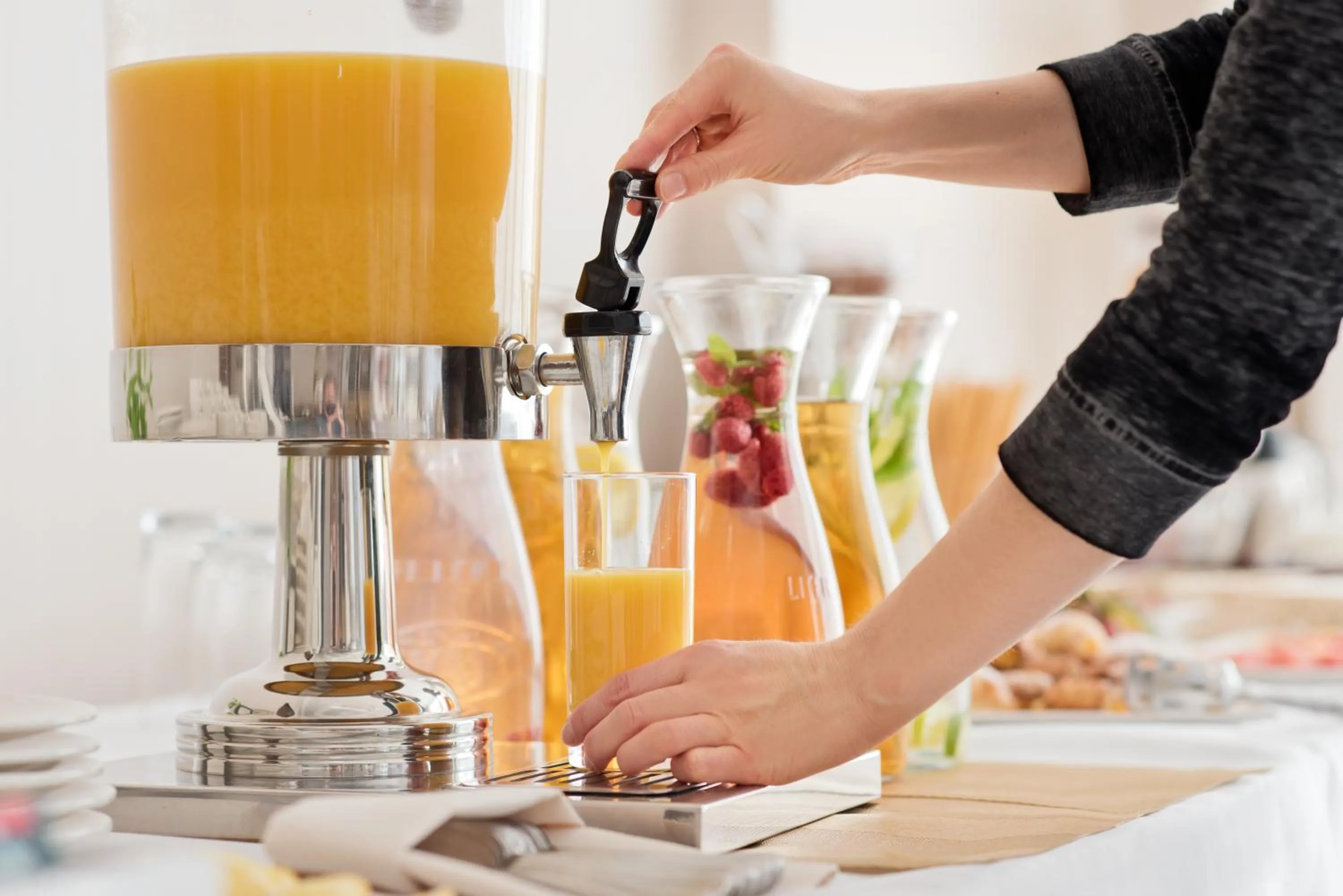 Buffet breakfast in Hotel Binkowski