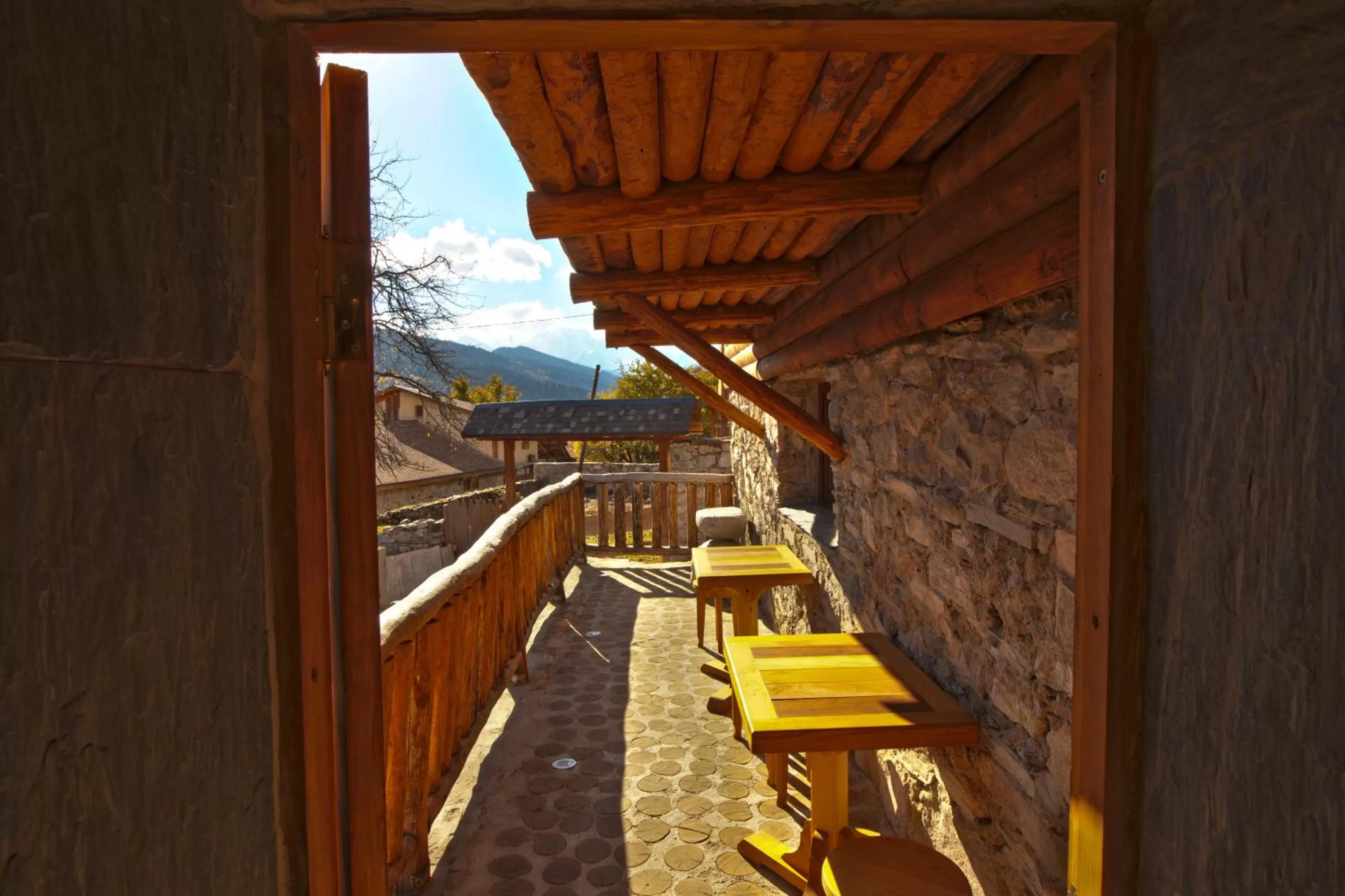 Balcony/Terrace in Hotel Old House Mestia