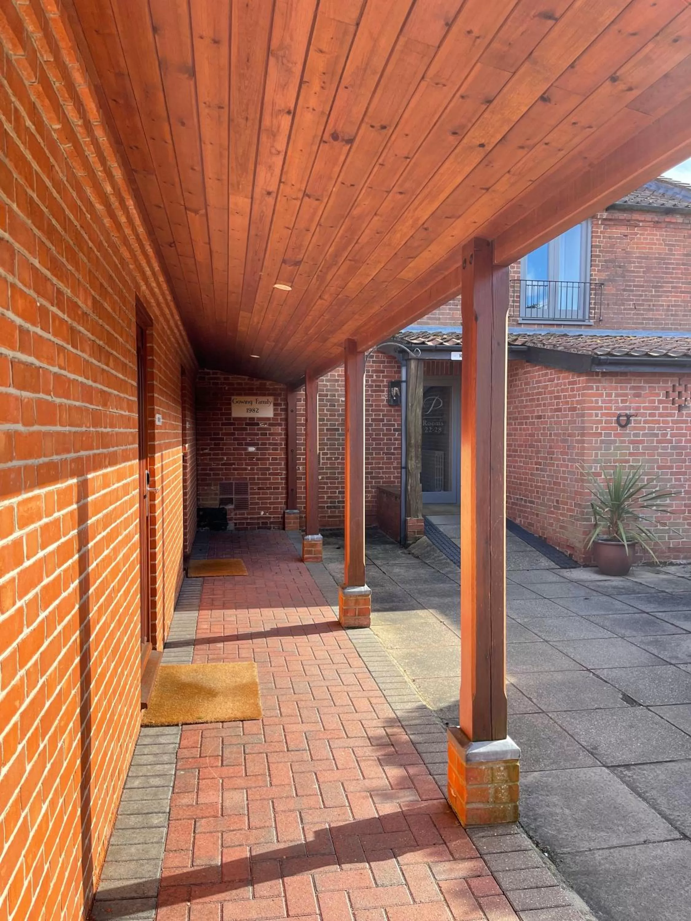 Patio in Park Farm Hotel