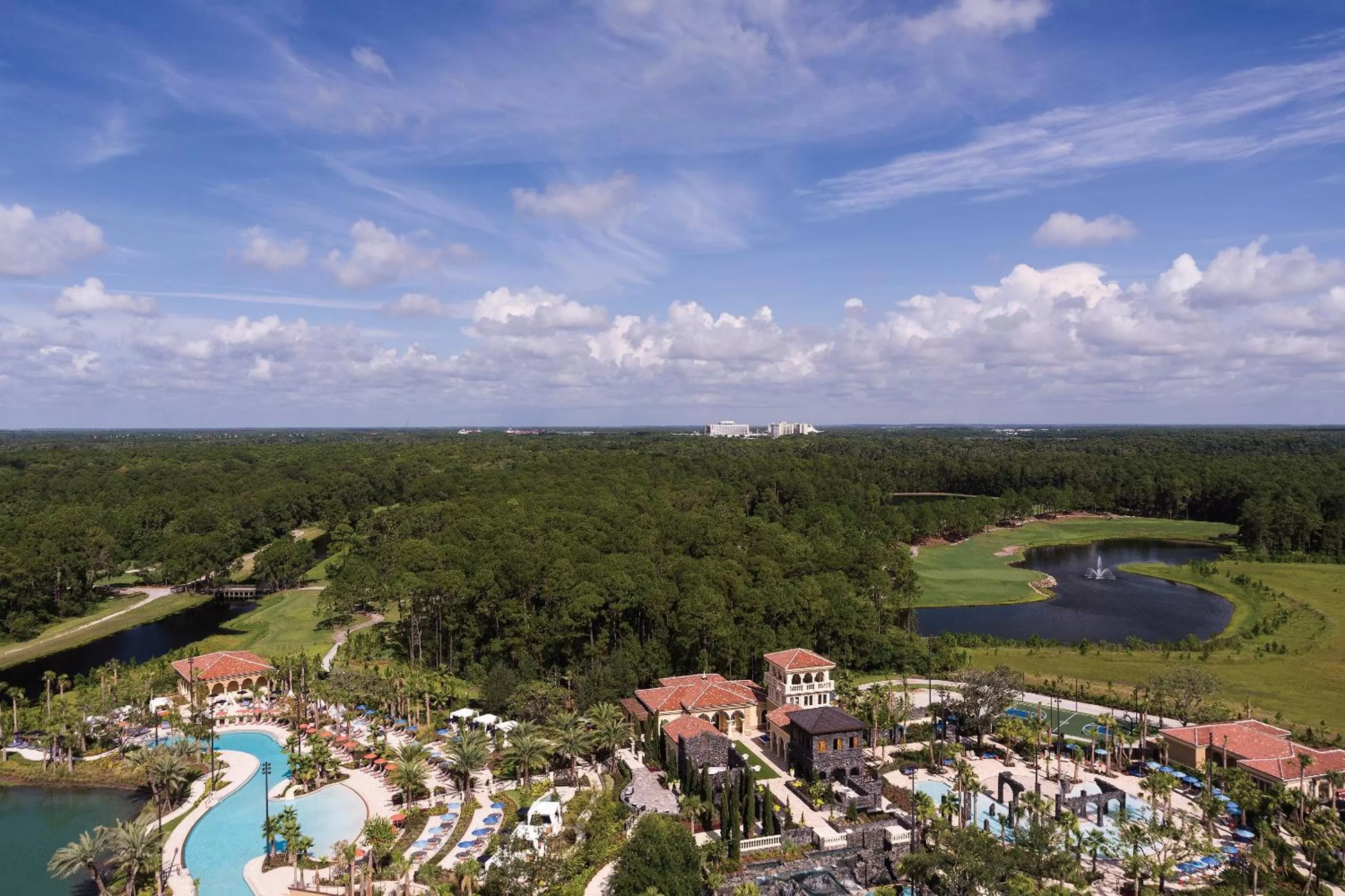 Bird's eye view in Four Seasons Resort Orlando at Walt Disney World Resort