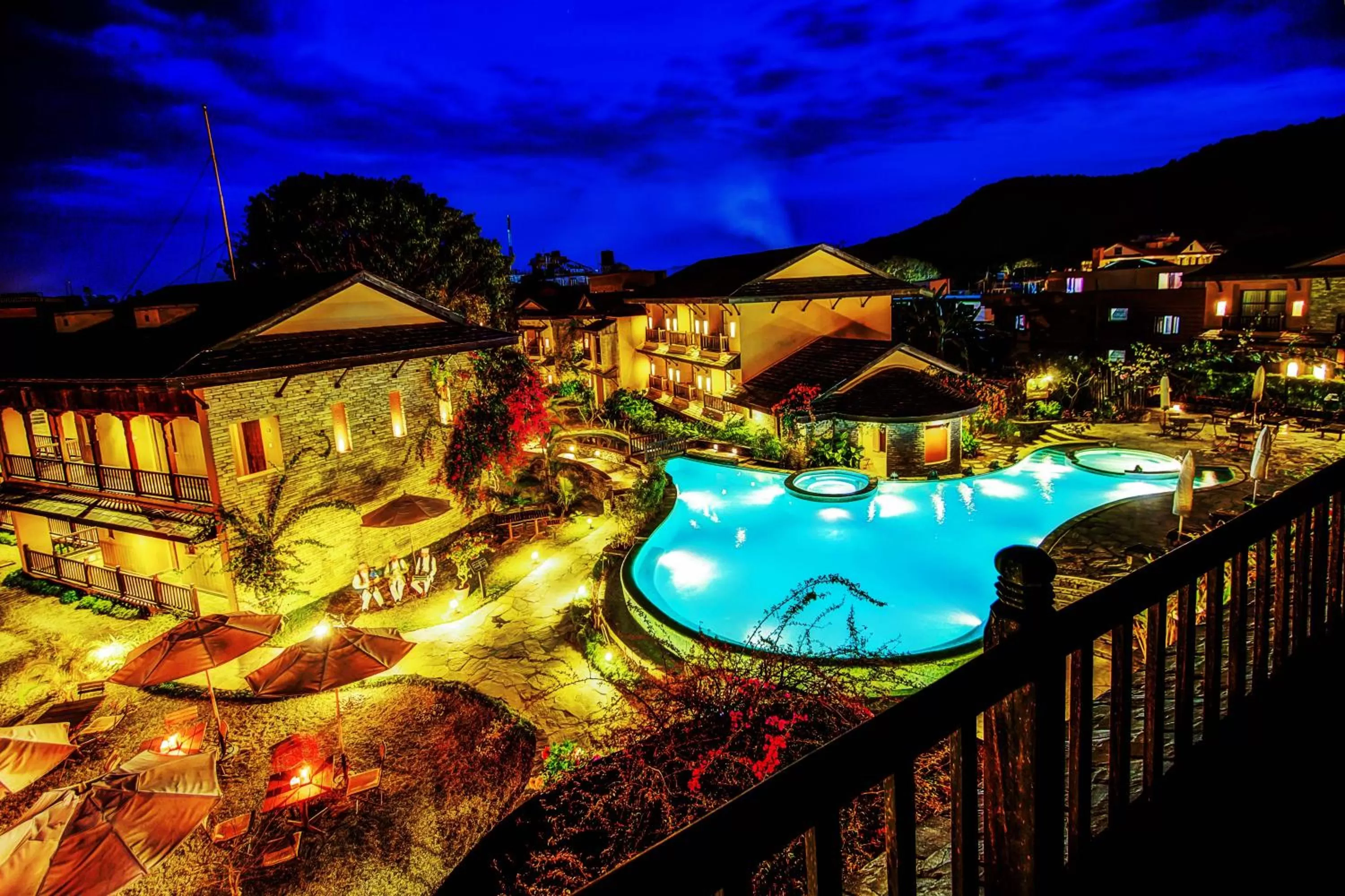 Night in Temple Tree Resort & Spa, Pokhara