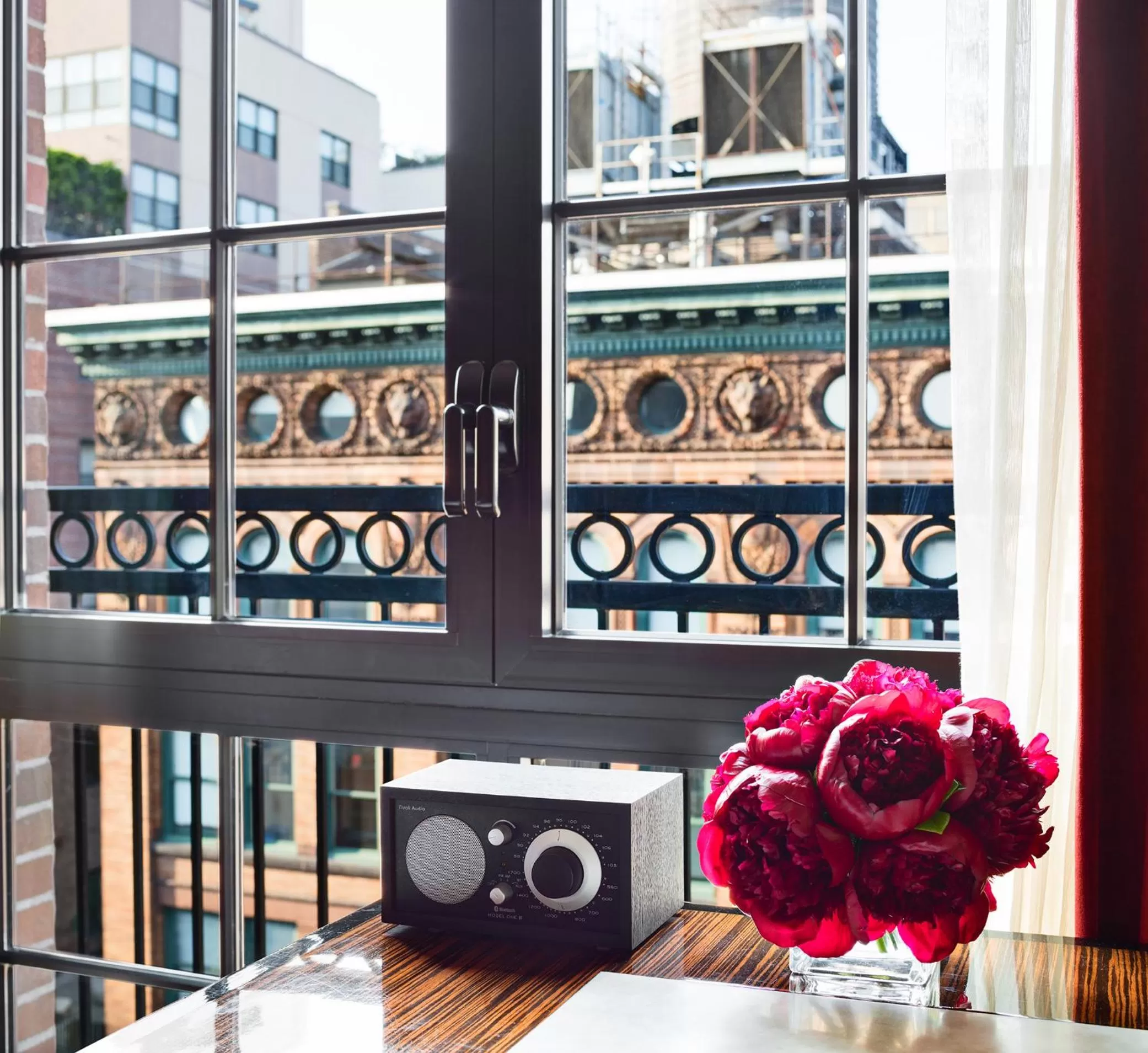 Decorative detail in Walker Hotel Greenwich Village