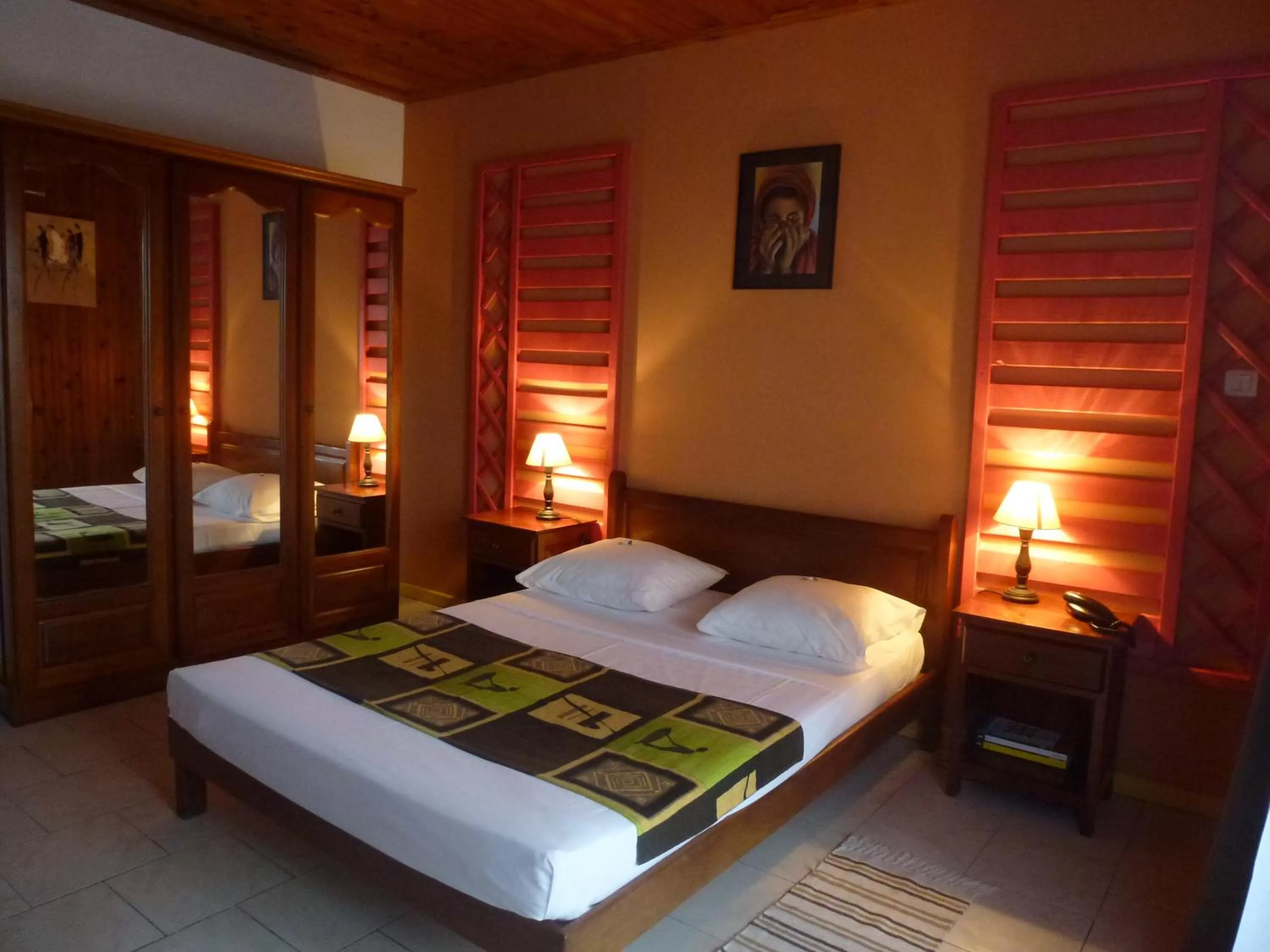 Bed in Hotel Des Neiges