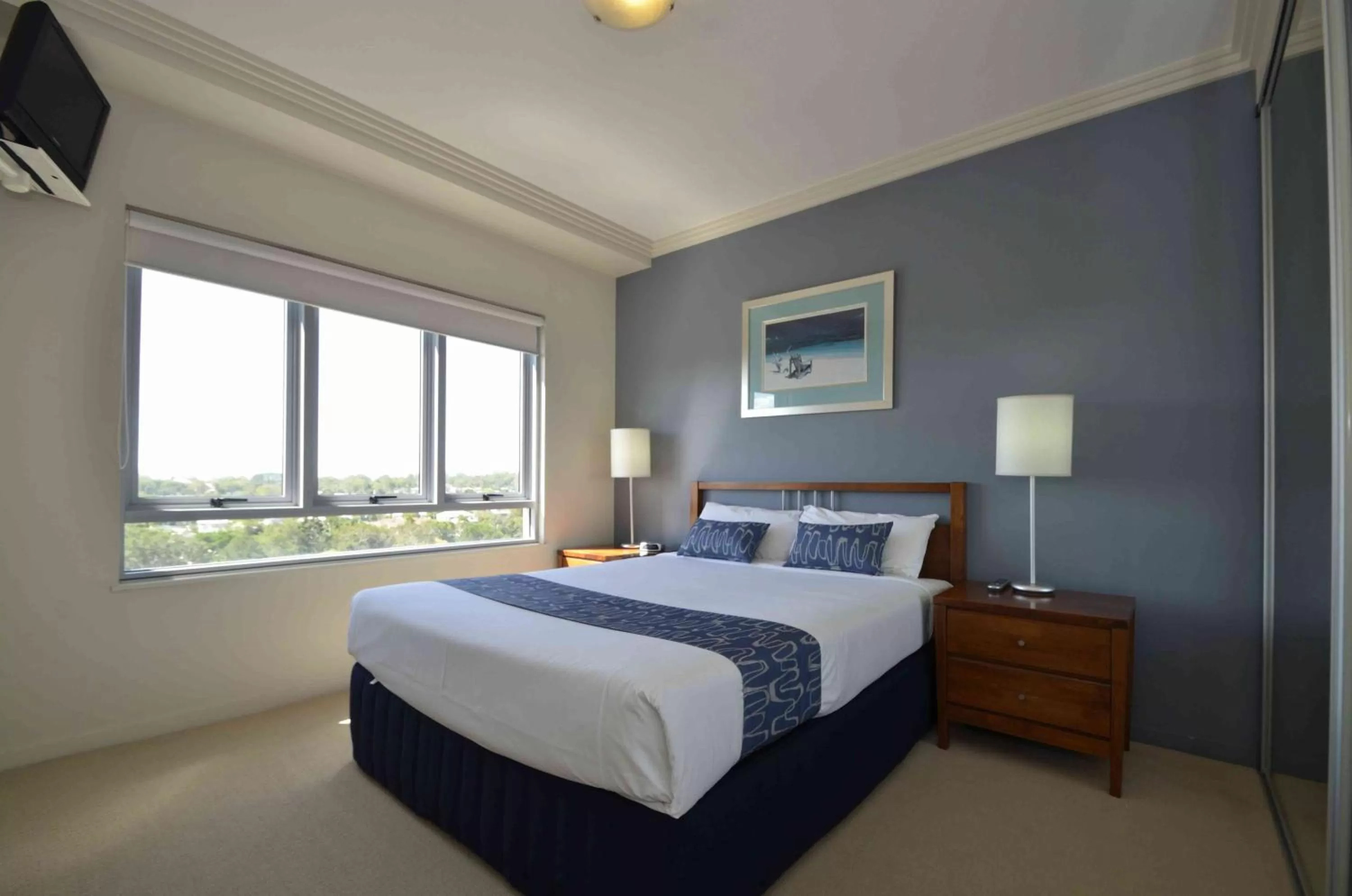 Day, Bed in Pumicestone Blue