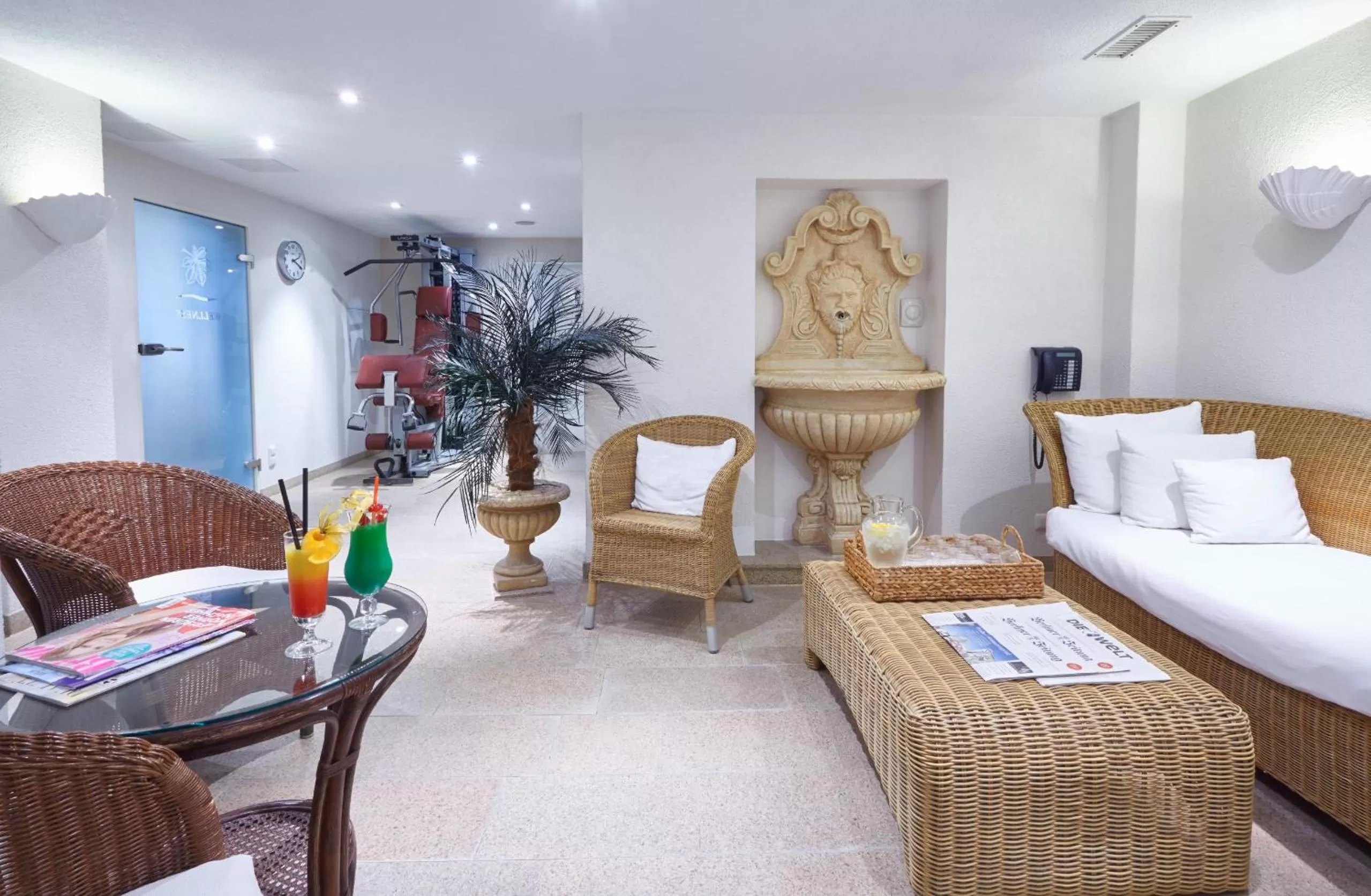 Sauna, Bed in Bernstein Hotel Villa Kastania