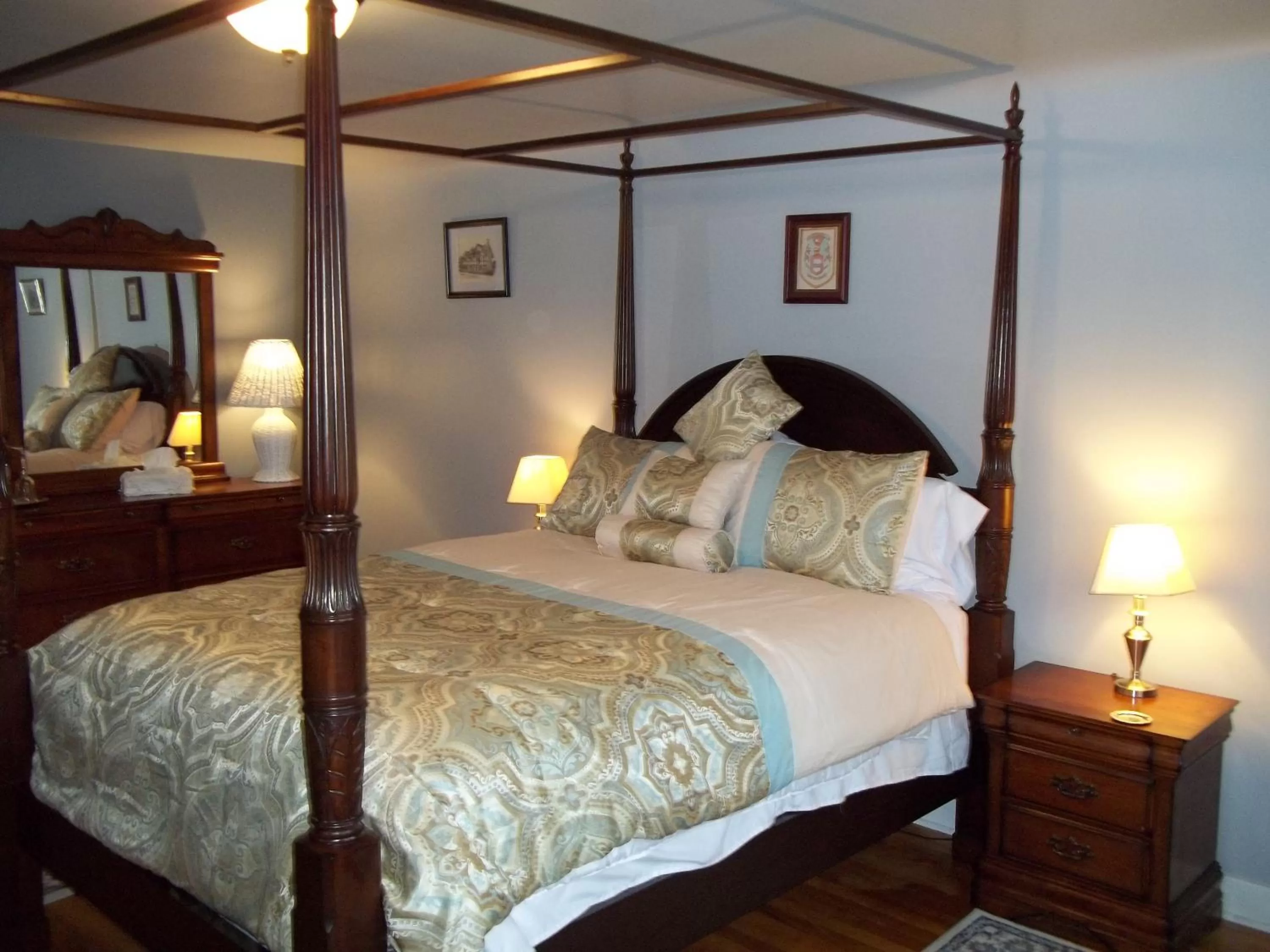 Bed in Abide Within Bed & Breakfast