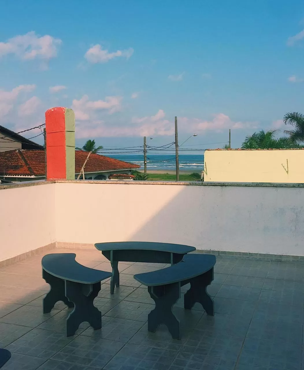 Balcony/Terrace in Hostel e Pousada Bahia Beach