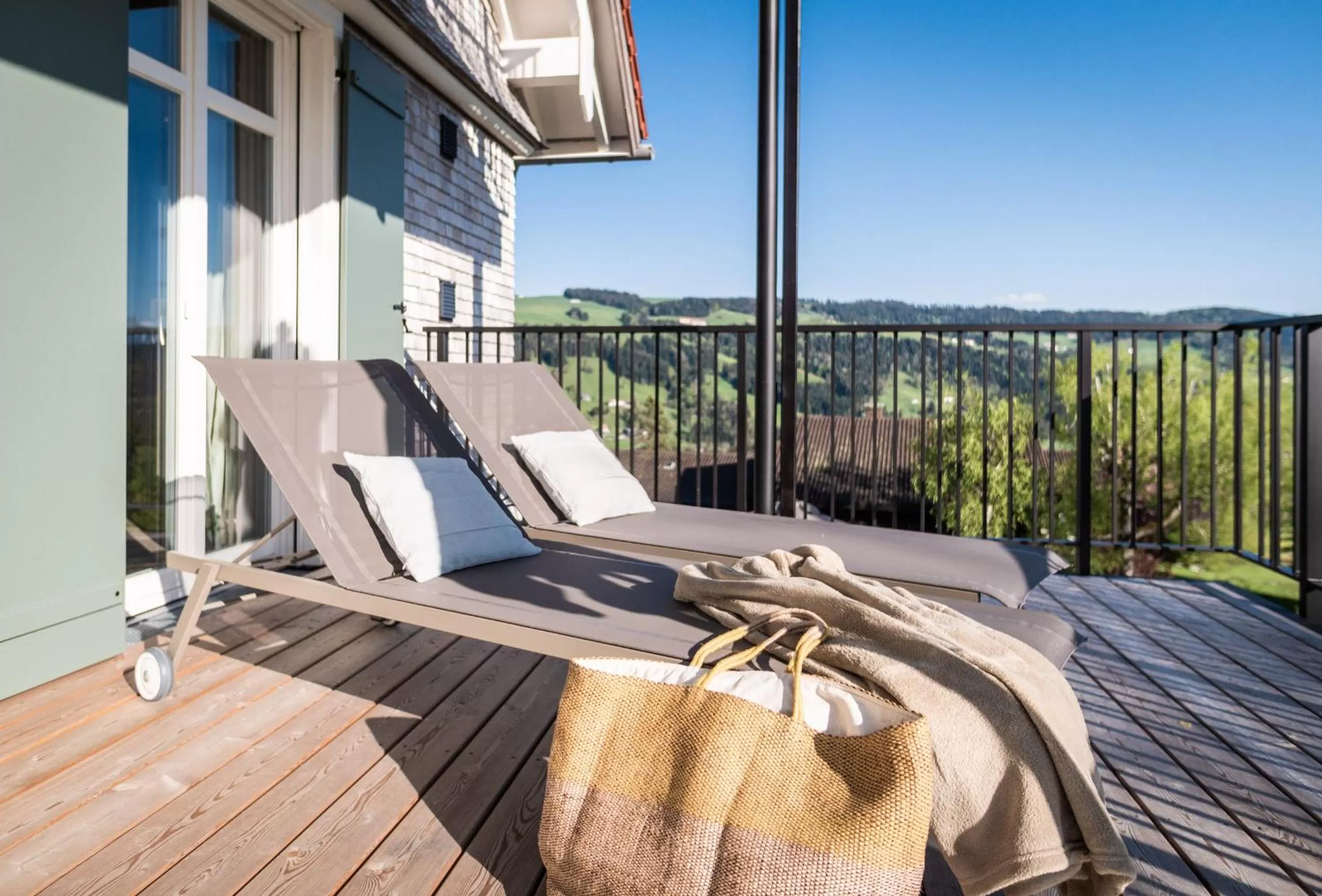Balcony/Terrace in Alpenloge Design Hotel