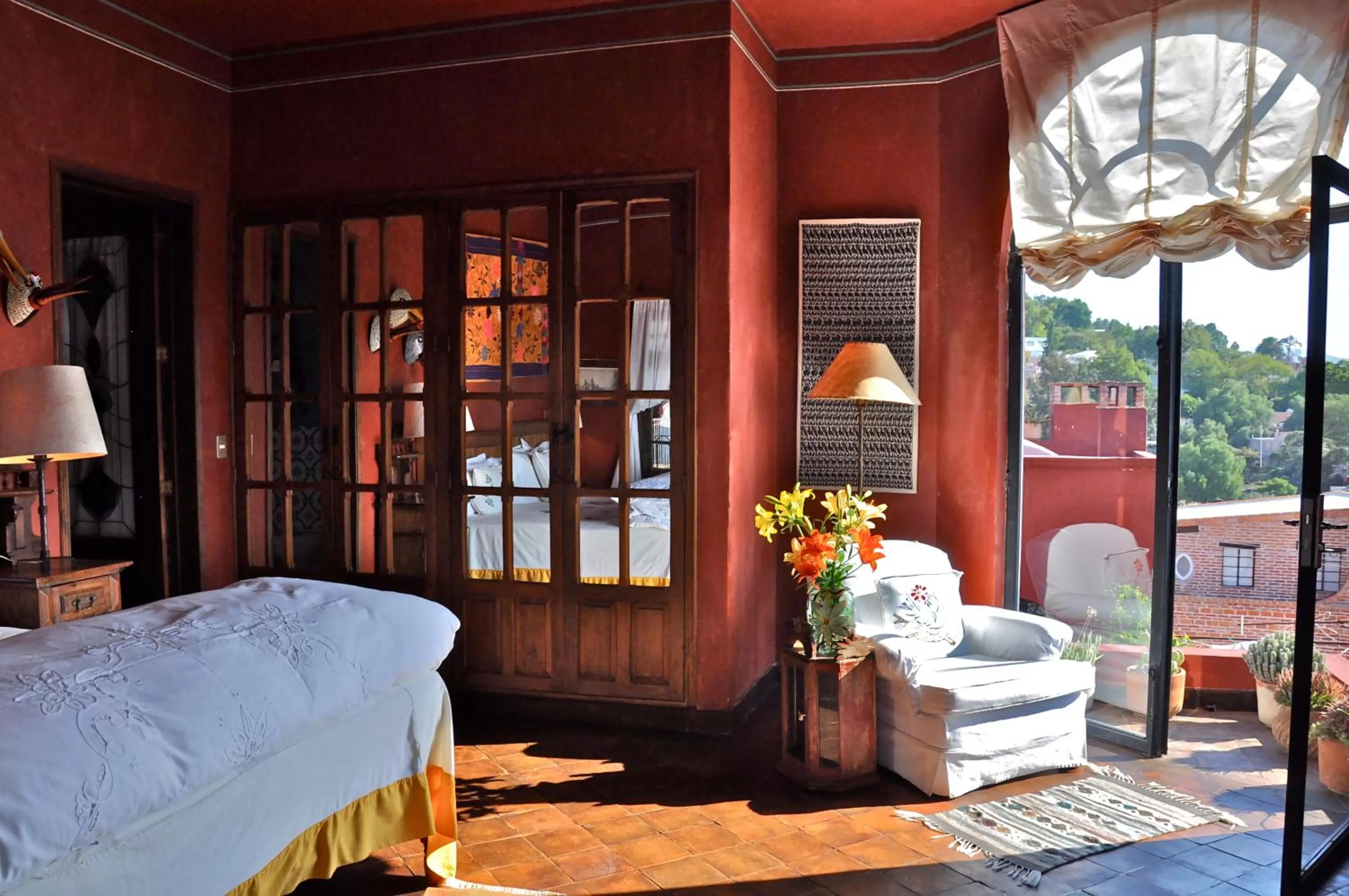 Bedroom, Bed in Casa de la Cuesta B&B