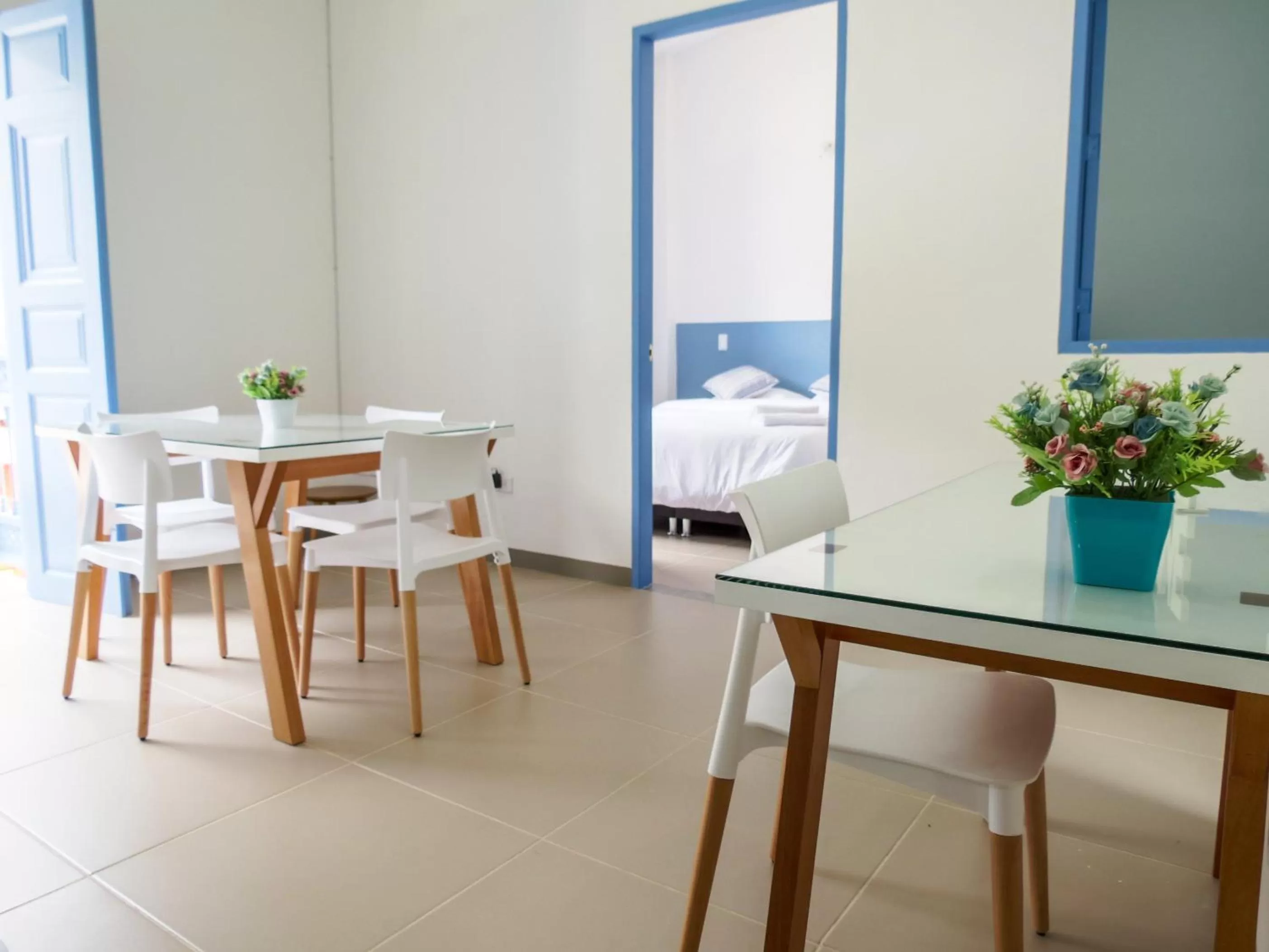 Living room in Hotel Azulado Jericó