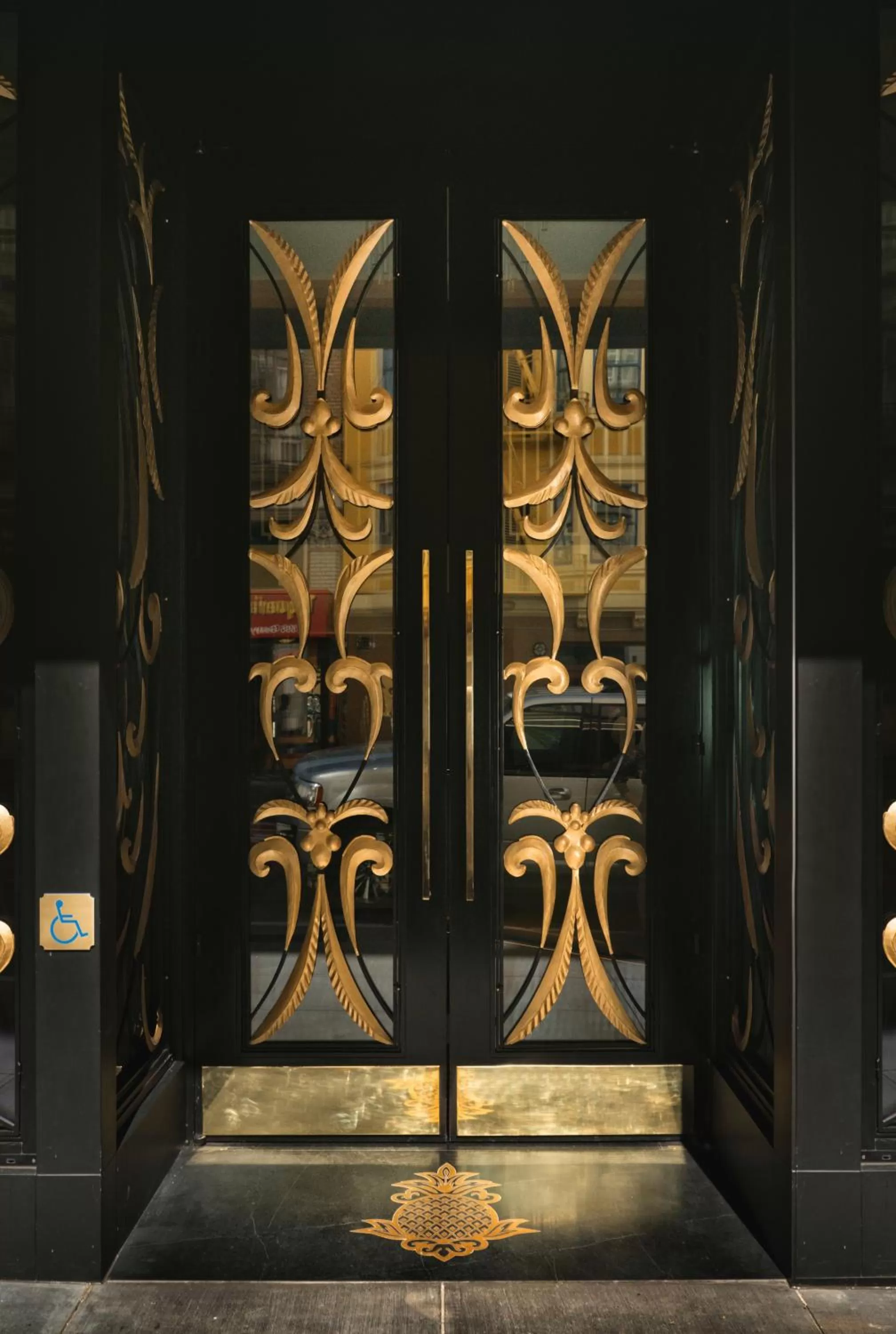 Decorative detail in Staypineapple, An Elegant Hotel, Union Square