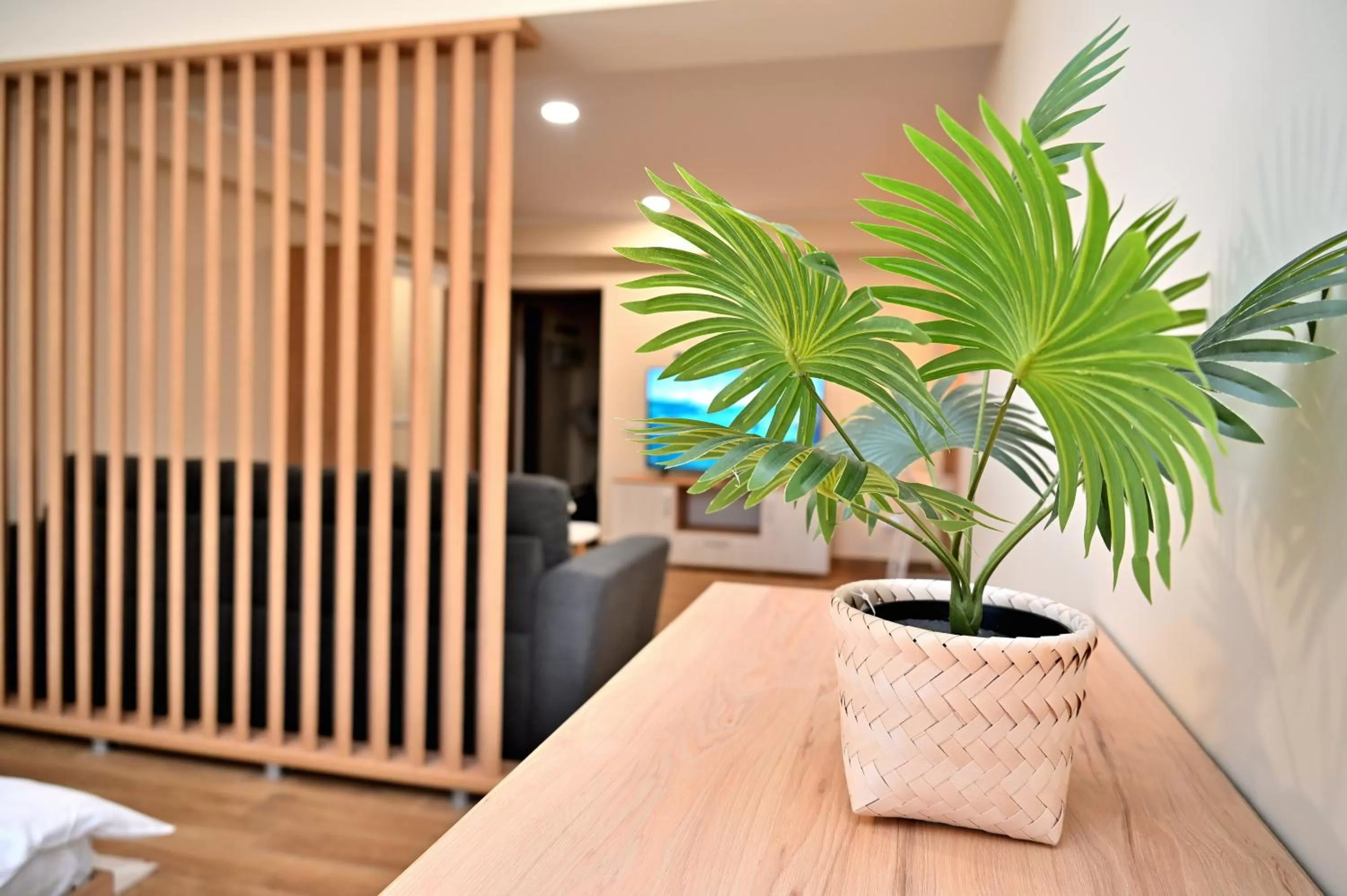 Seating area, Bed in Durau Residence
