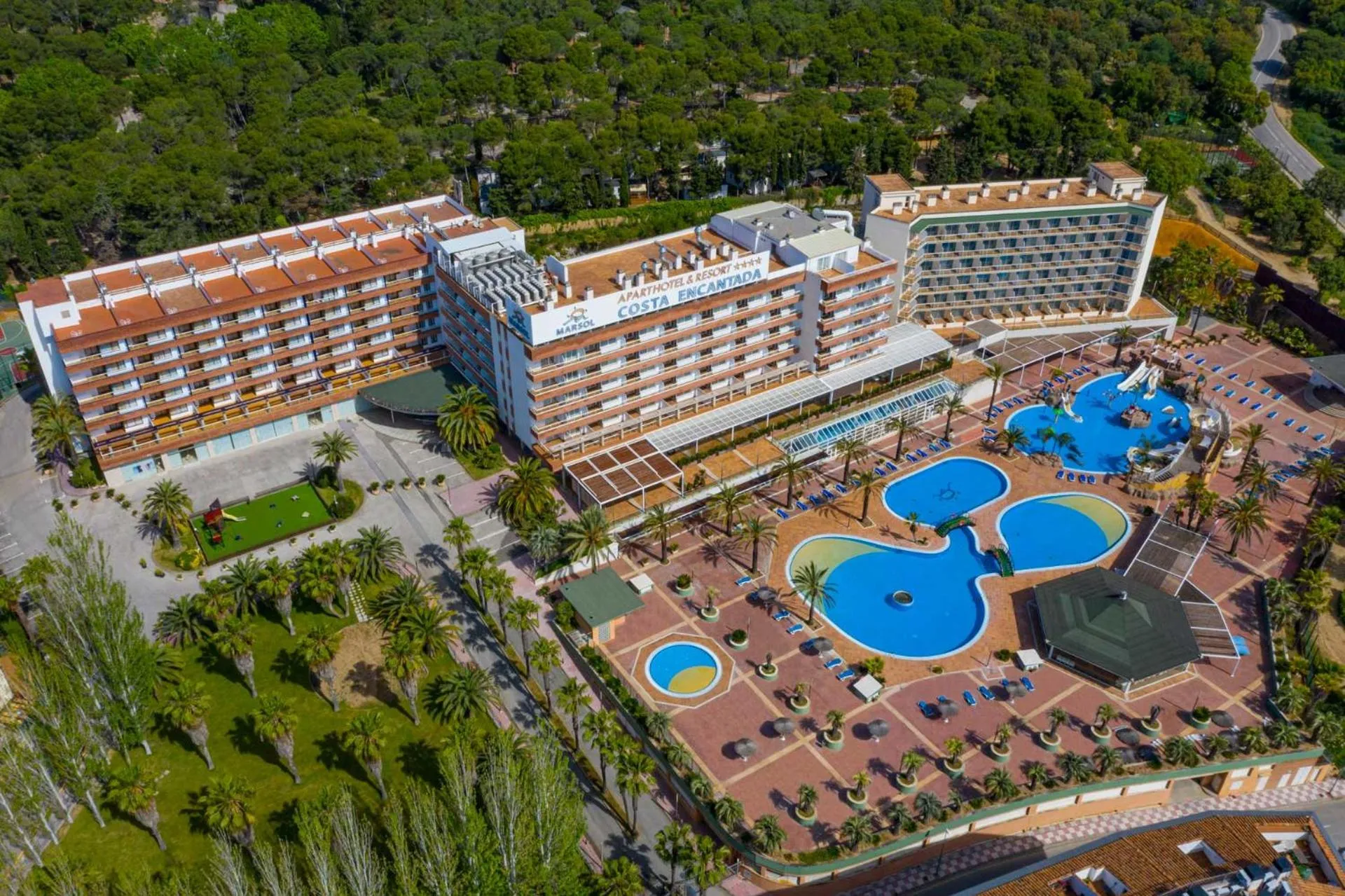 Children play ground in Costa Encantada Resort & Suites