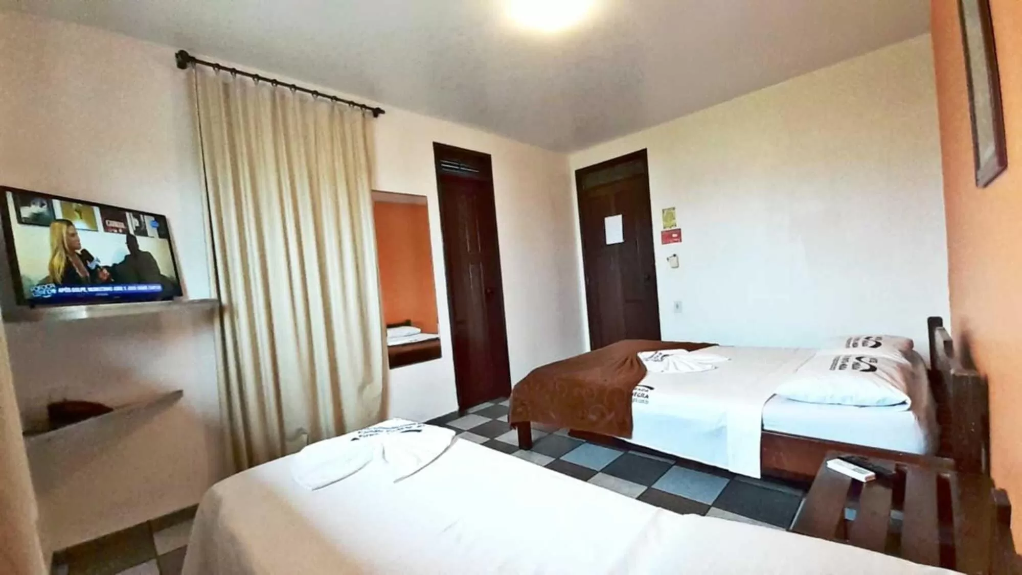 Bed in Hotel Enseada de Ponta Negra