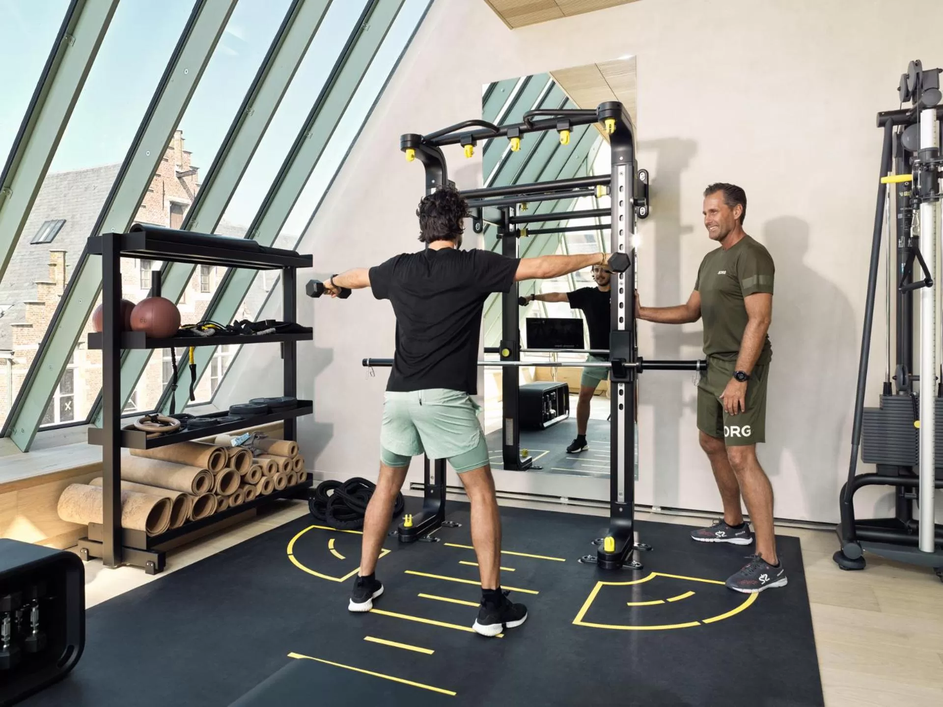 Fitness centre/facilities in Botanic Sanctuary Antwerp - The Leading Hotels of the World