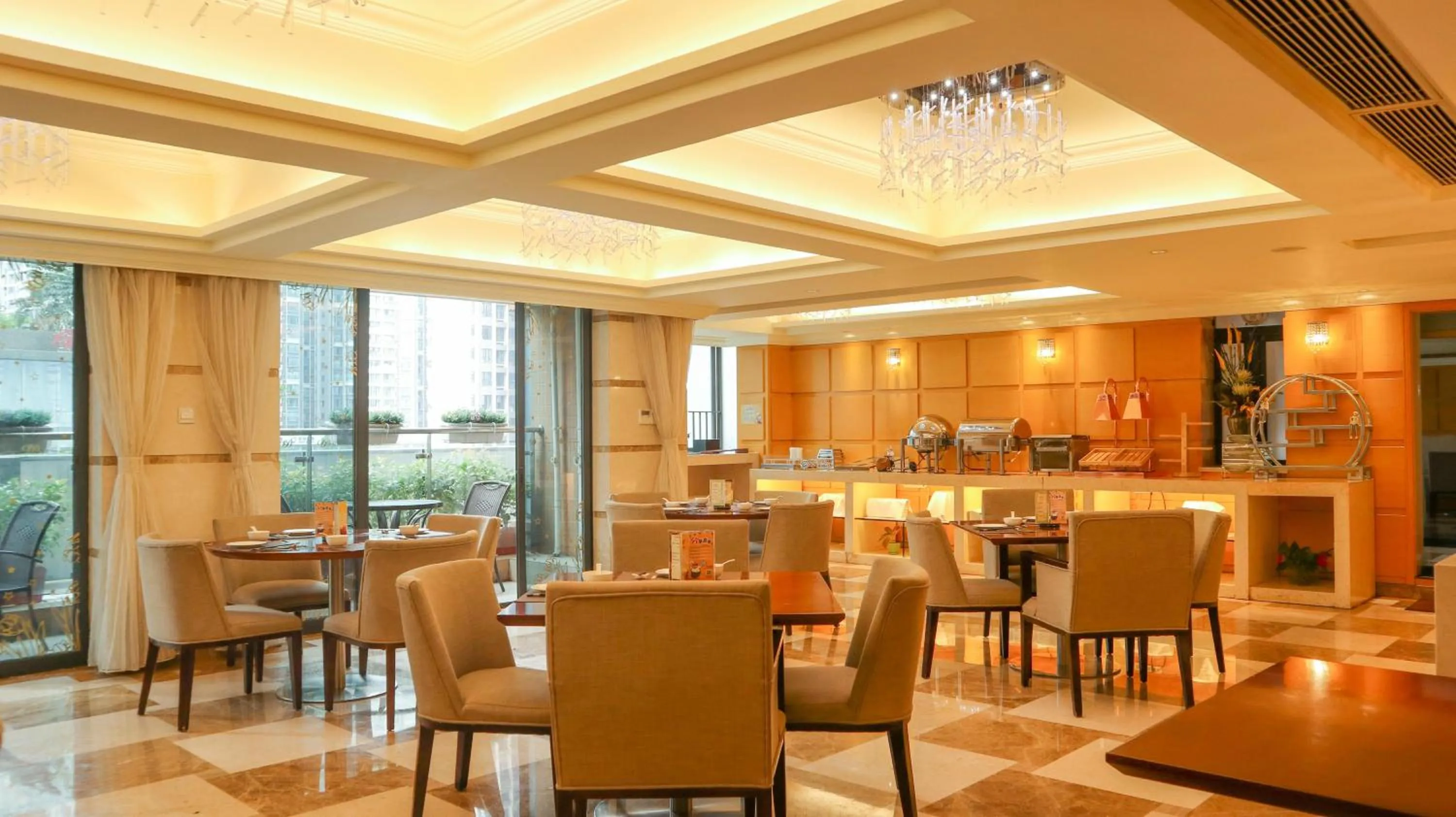 Restaurant/places to eat in 广州丹顿行政公寓-Dan Executive Apartment Guangzhou Zhujiang New Town