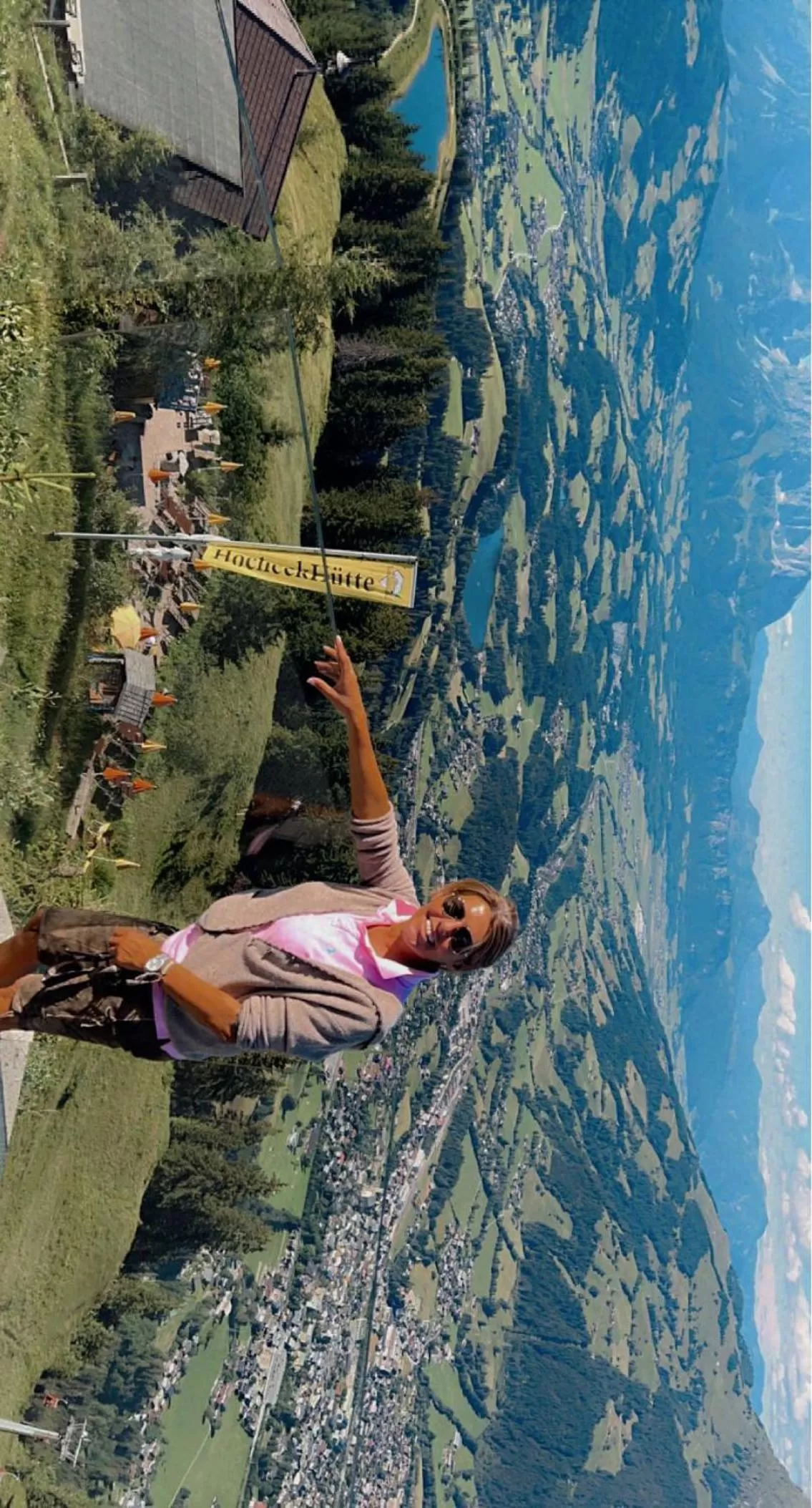 Hocheckhuette On Top of the Kitzbuehel Hahnenkamm Mountain