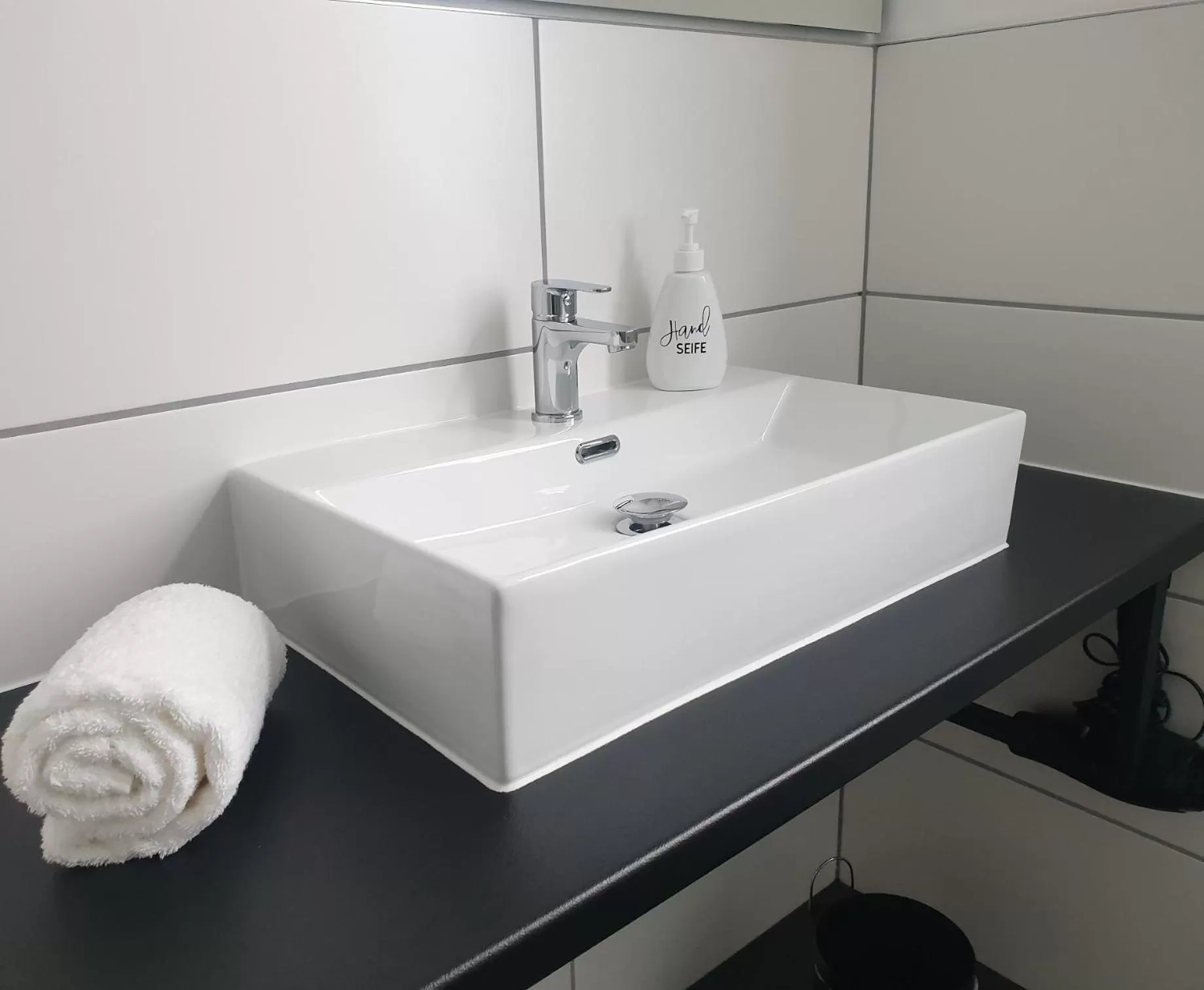 Bathroom in Hotel Apartment Ferienwohnung Meyenhof Frankenberg Eder