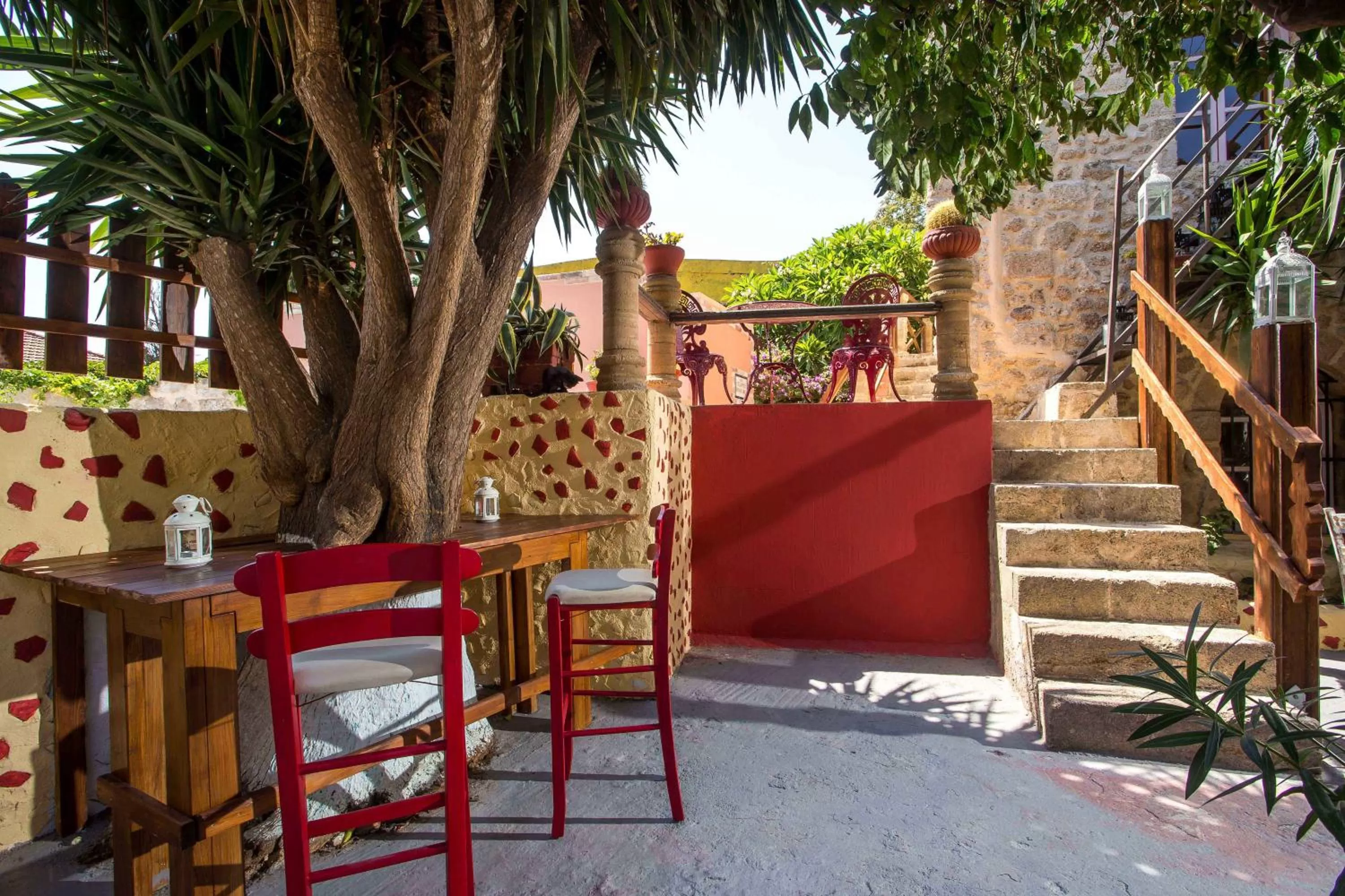 Patio in Attiki Hotel