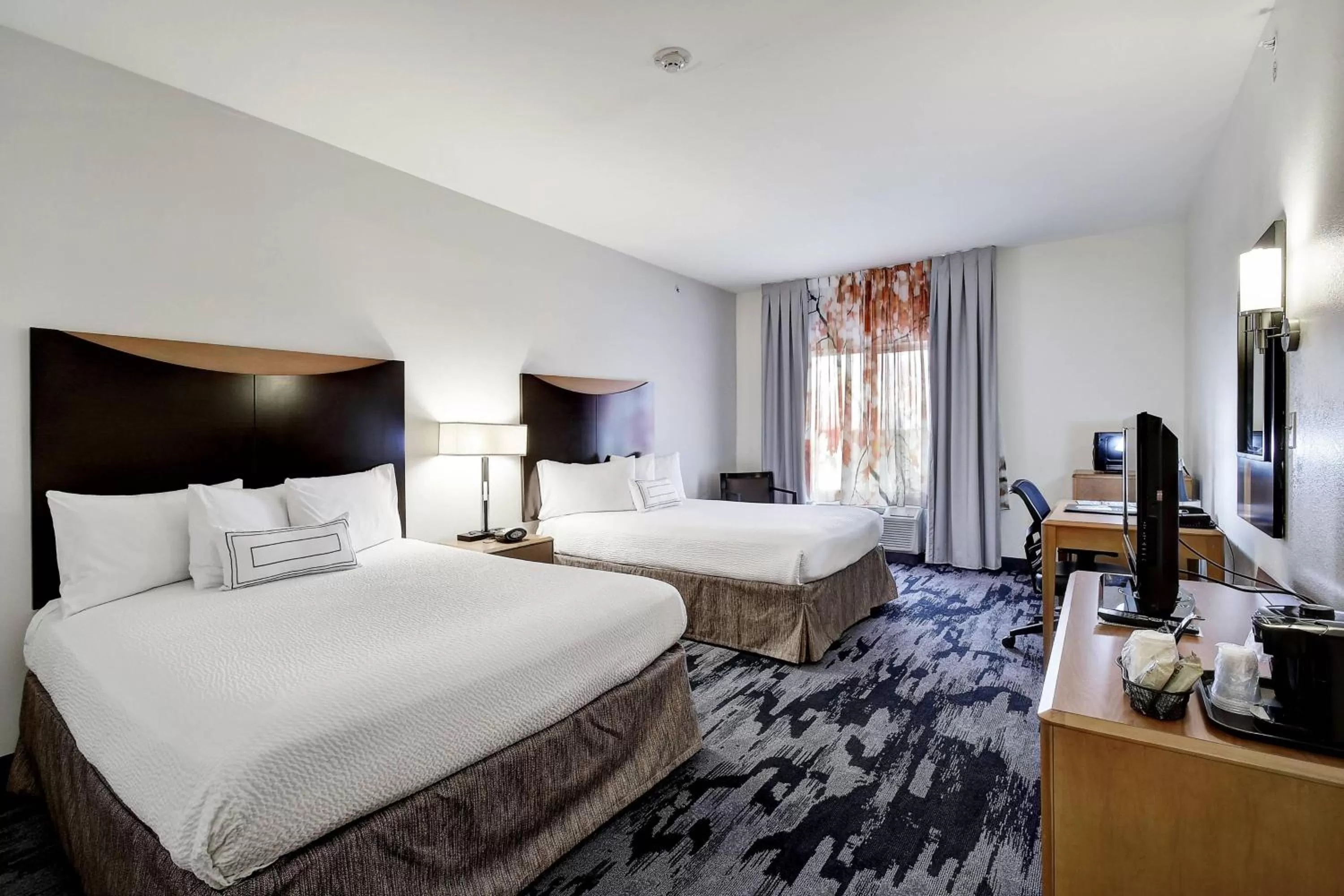 Queen Room with Two Queen Beds and Adapted Tub - Mobility and Hearing Accessible in Fairfield Inn and Suites by Marriott San Antonio Boerne