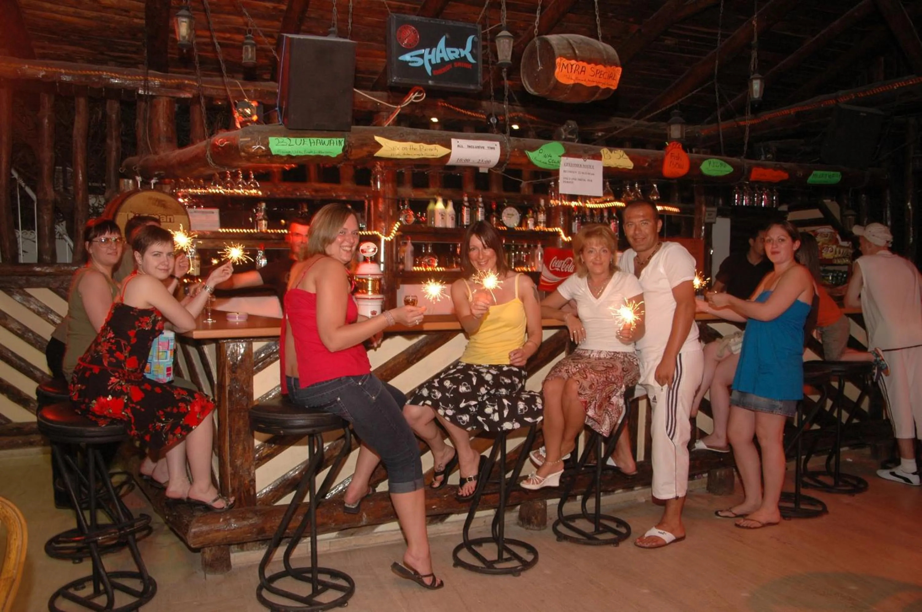 Alcoholic drinks in Myra Hotel