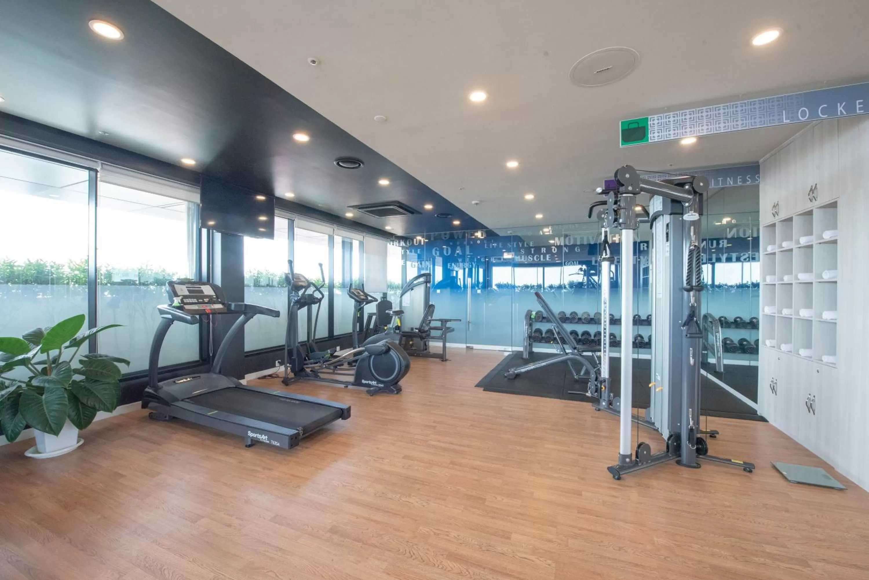 Fitness centre/facilities in GRANFERTE Phnom Penh Hotel