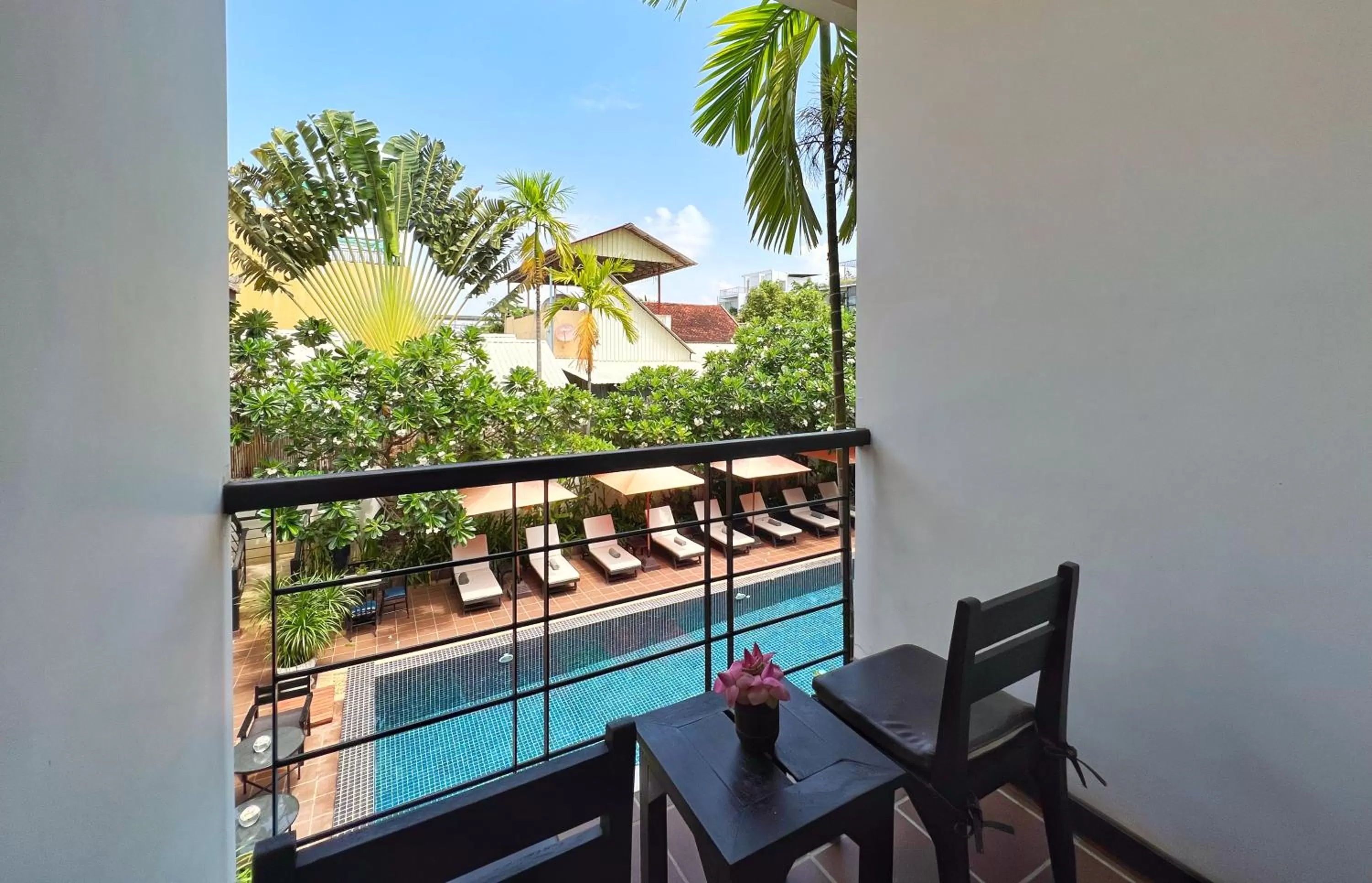 Garden view in The Bliss Angkor