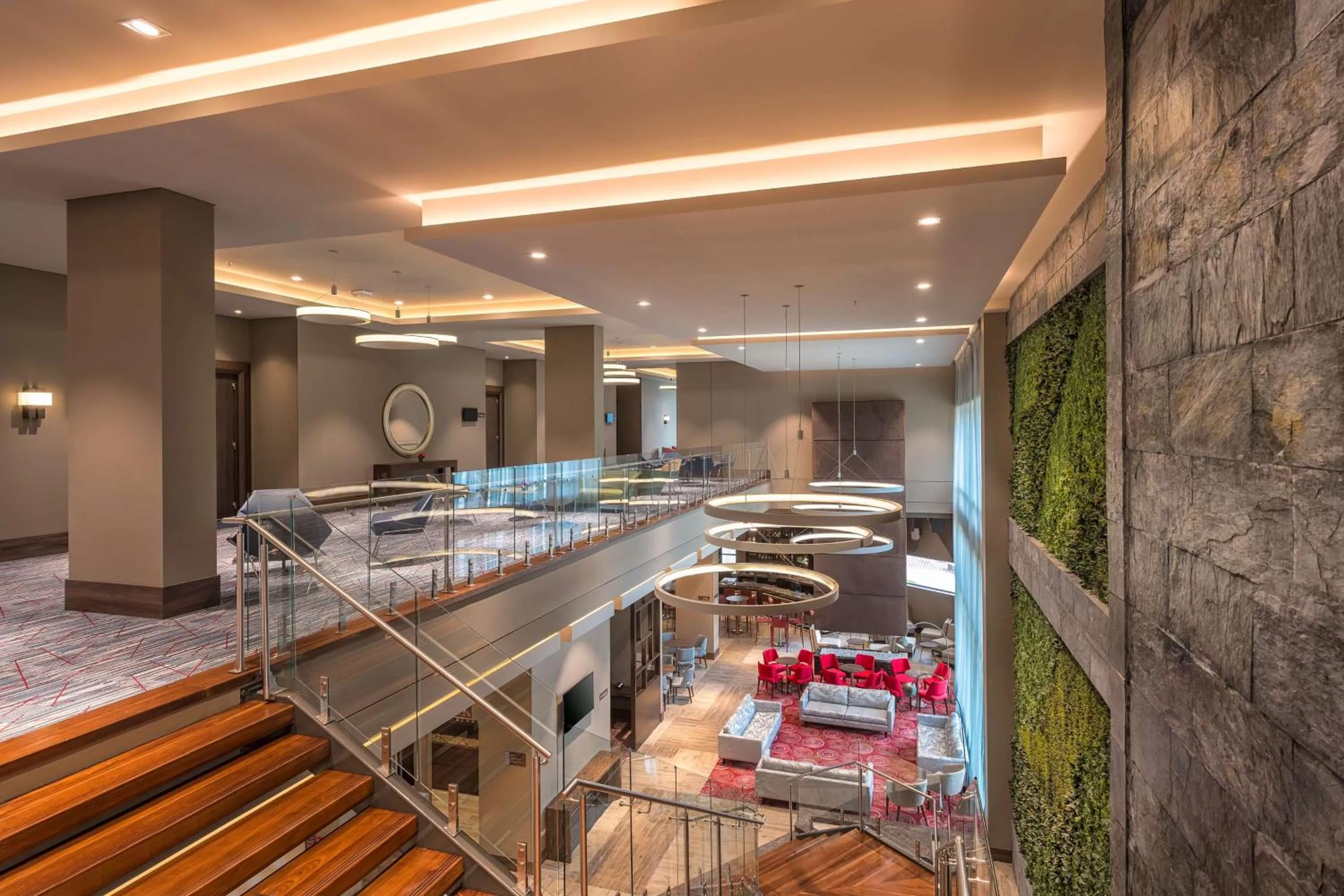 Lobby or reception in Hilton Garden Inn Bogota Airport