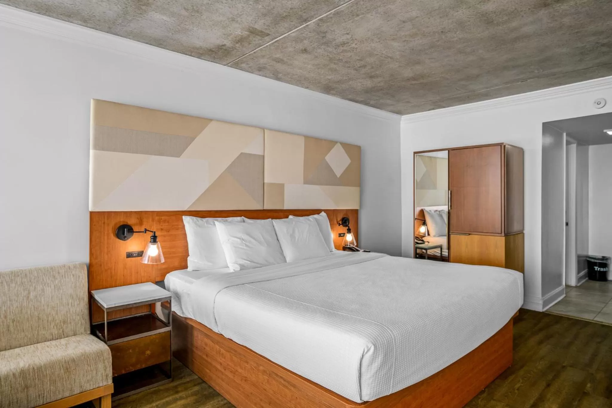 Bed in The Beverley Beach House