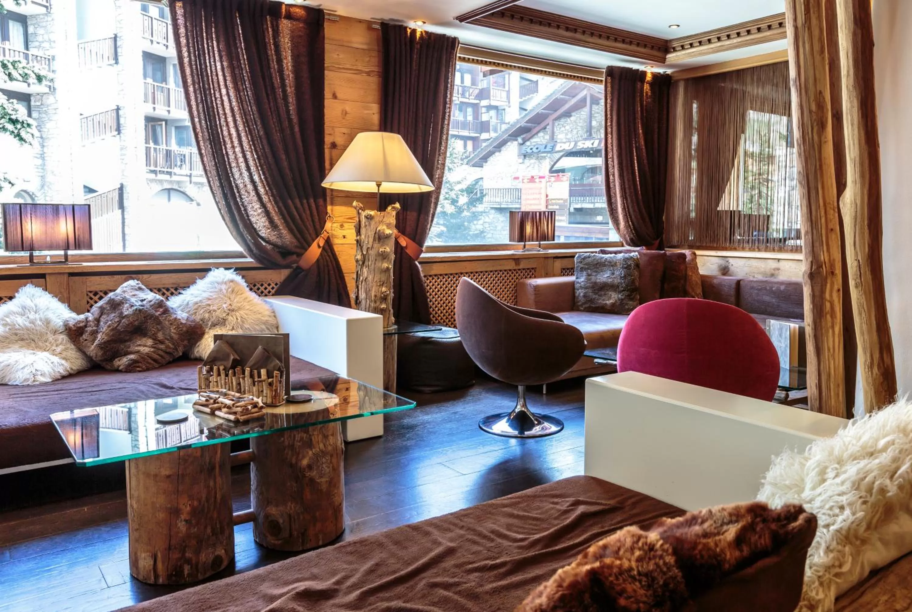 Lounge or bar, Bed in Hotel Tsanteleina