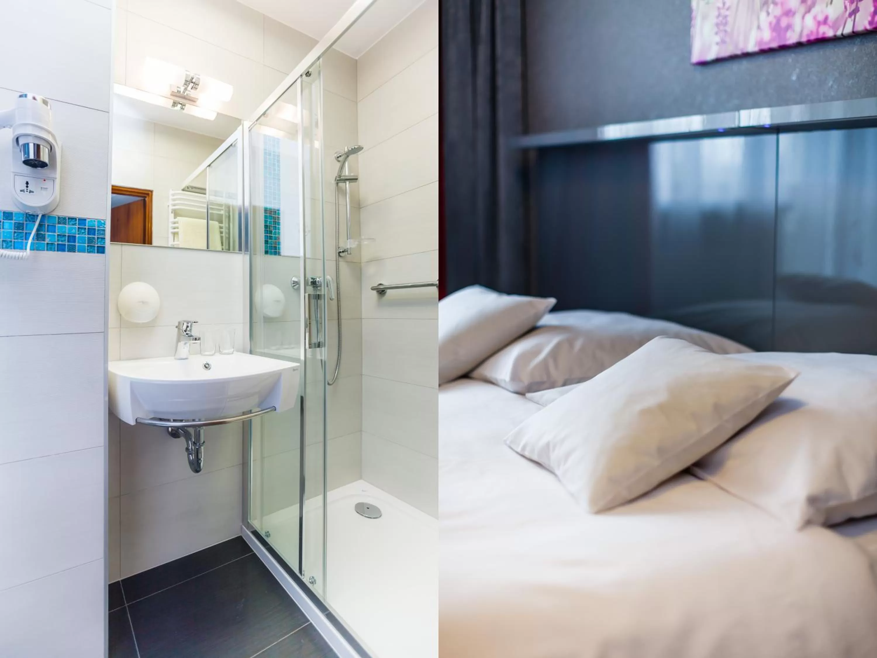 Decorative detail, Bed in Hotel Wyspiański