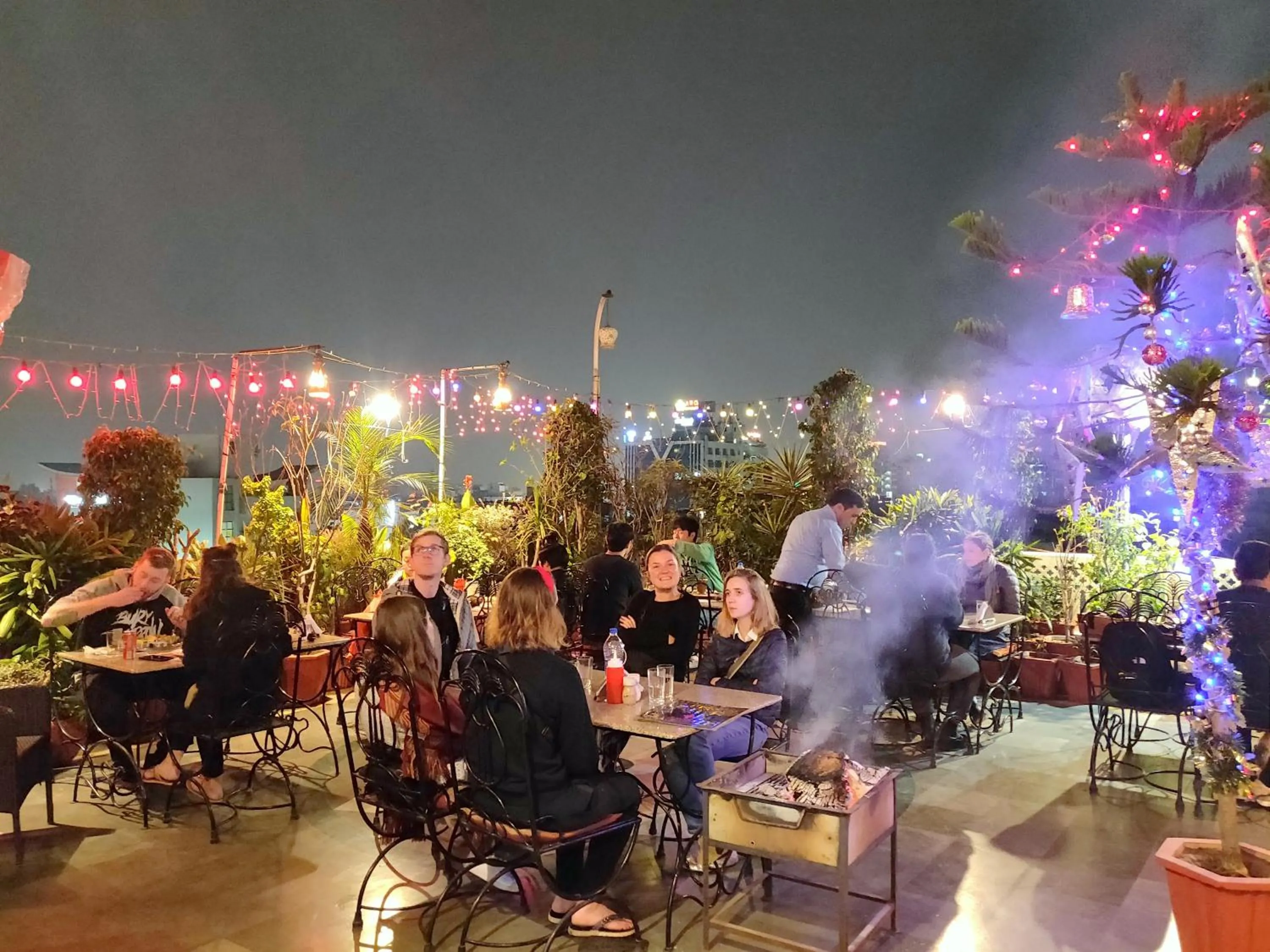 Patio in Hotel Kalyan