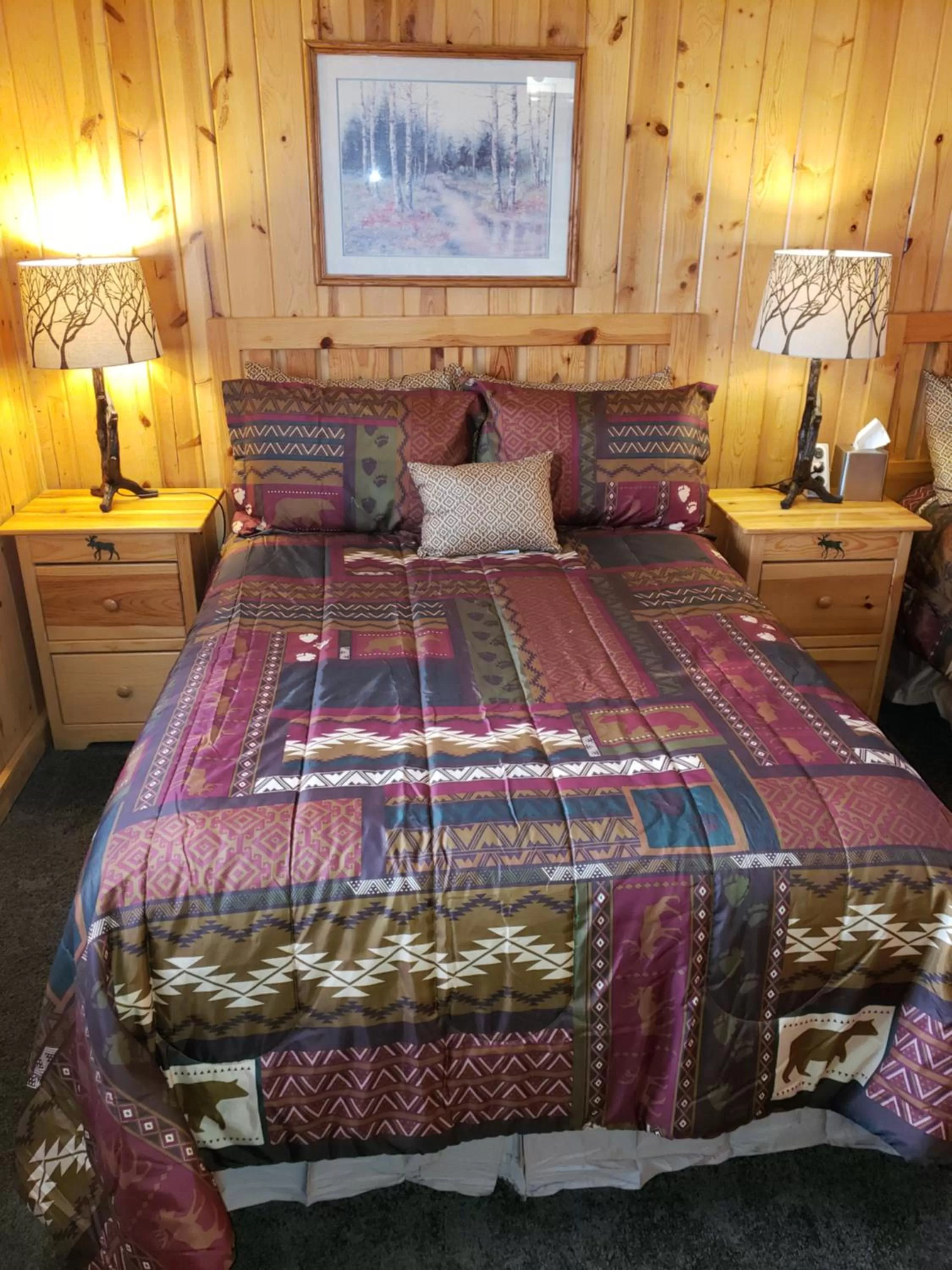 Bed in Willard Munger Inn