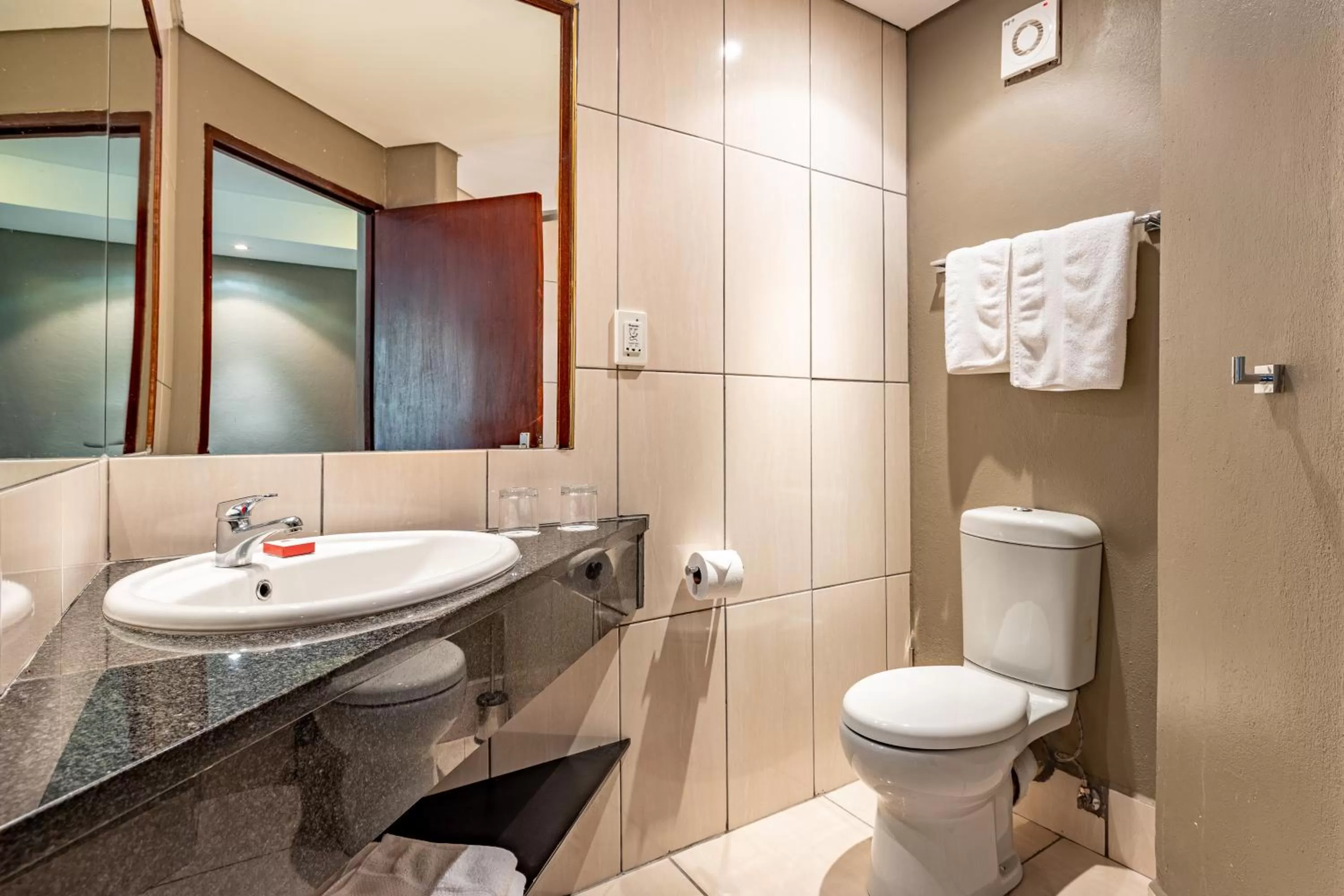 Bathroom in African Sky Hotels - Pine Lake Inn