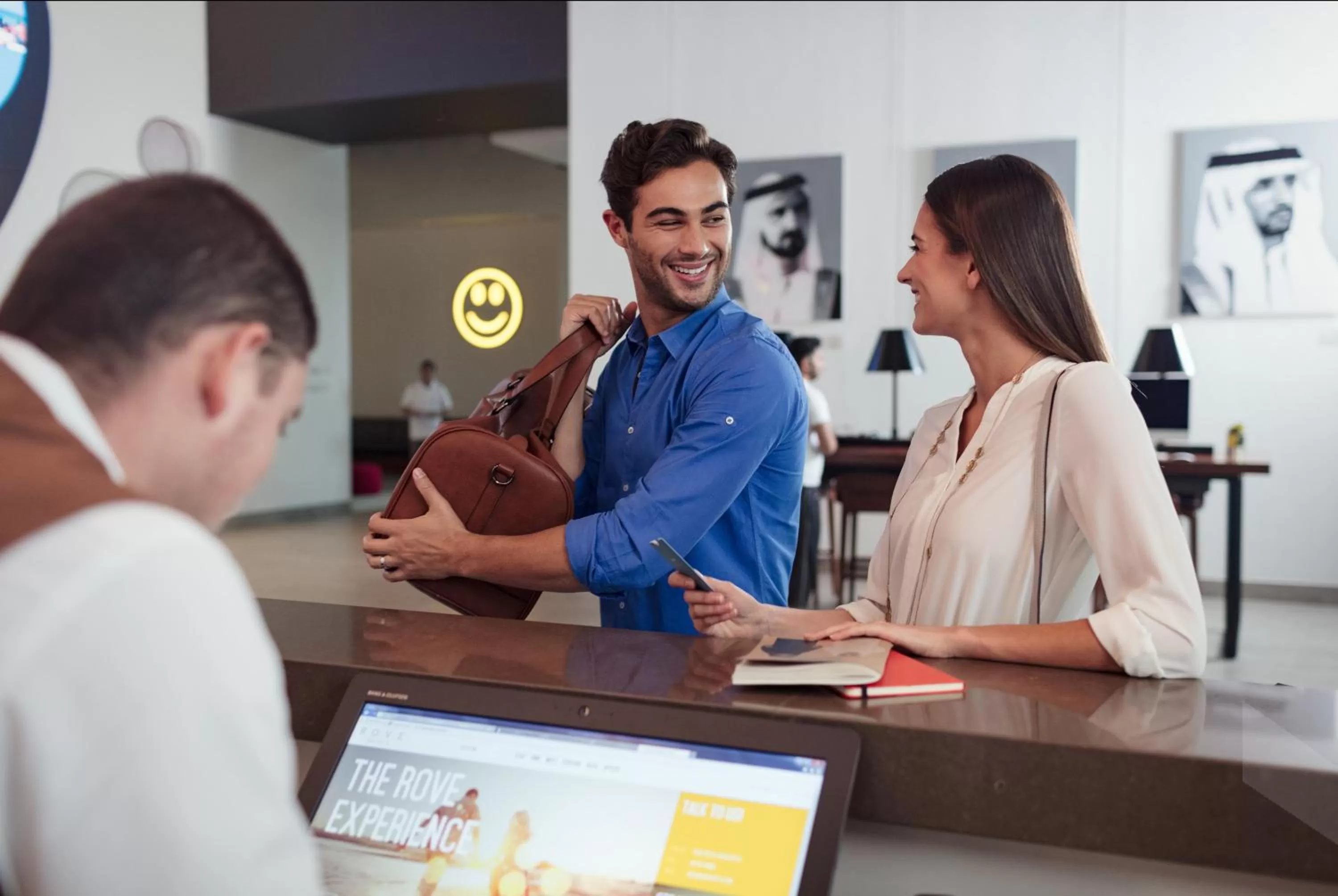 Lobby or reception in Rove City Centre, Deira