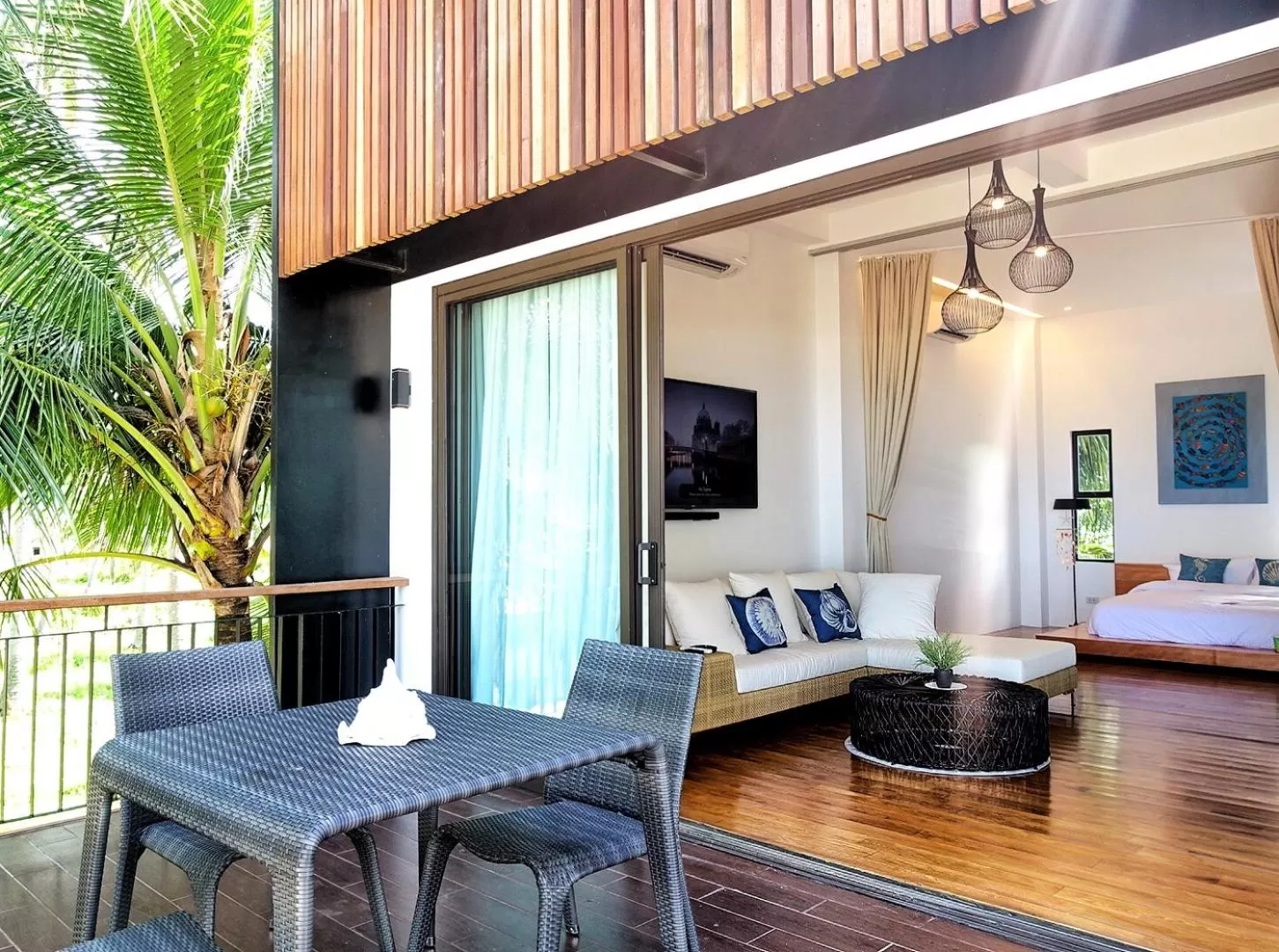 Bed in Nacpan Beach Glamping Managed by H Hospitality Group