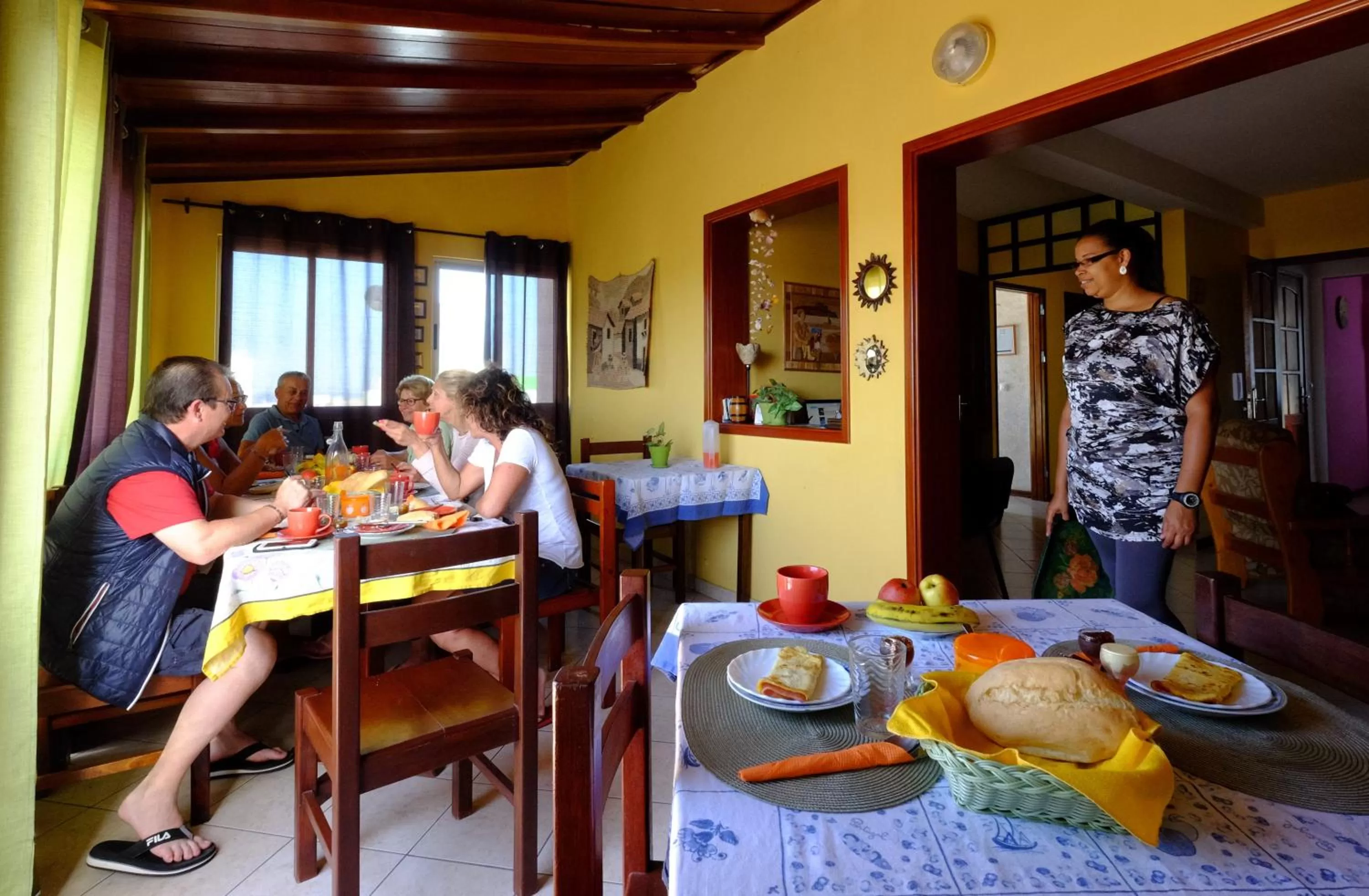 group of guests in Casa Comba