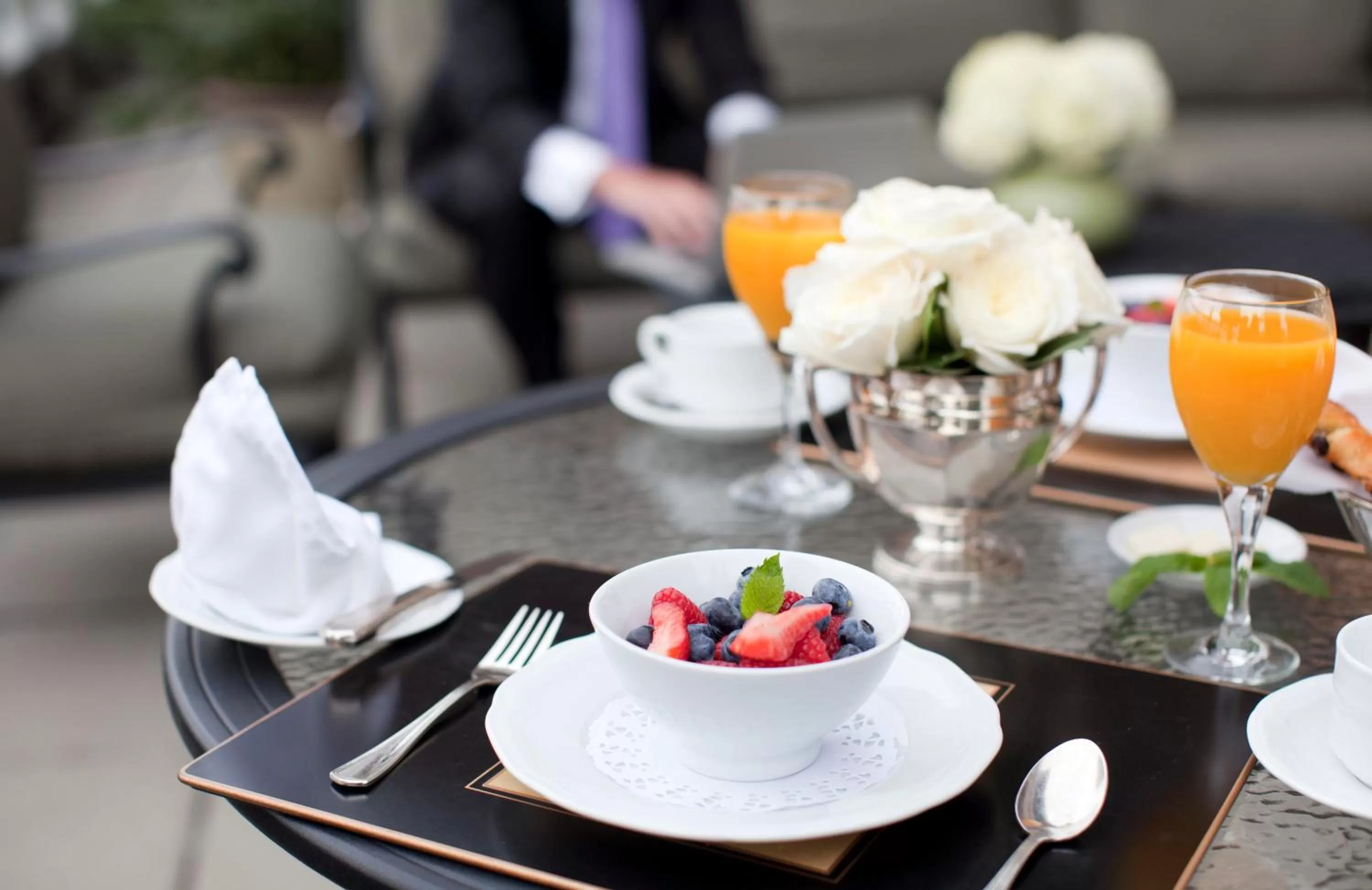 Food close-up in Wedgewood Hotel & Spa - Relais & Chateaux