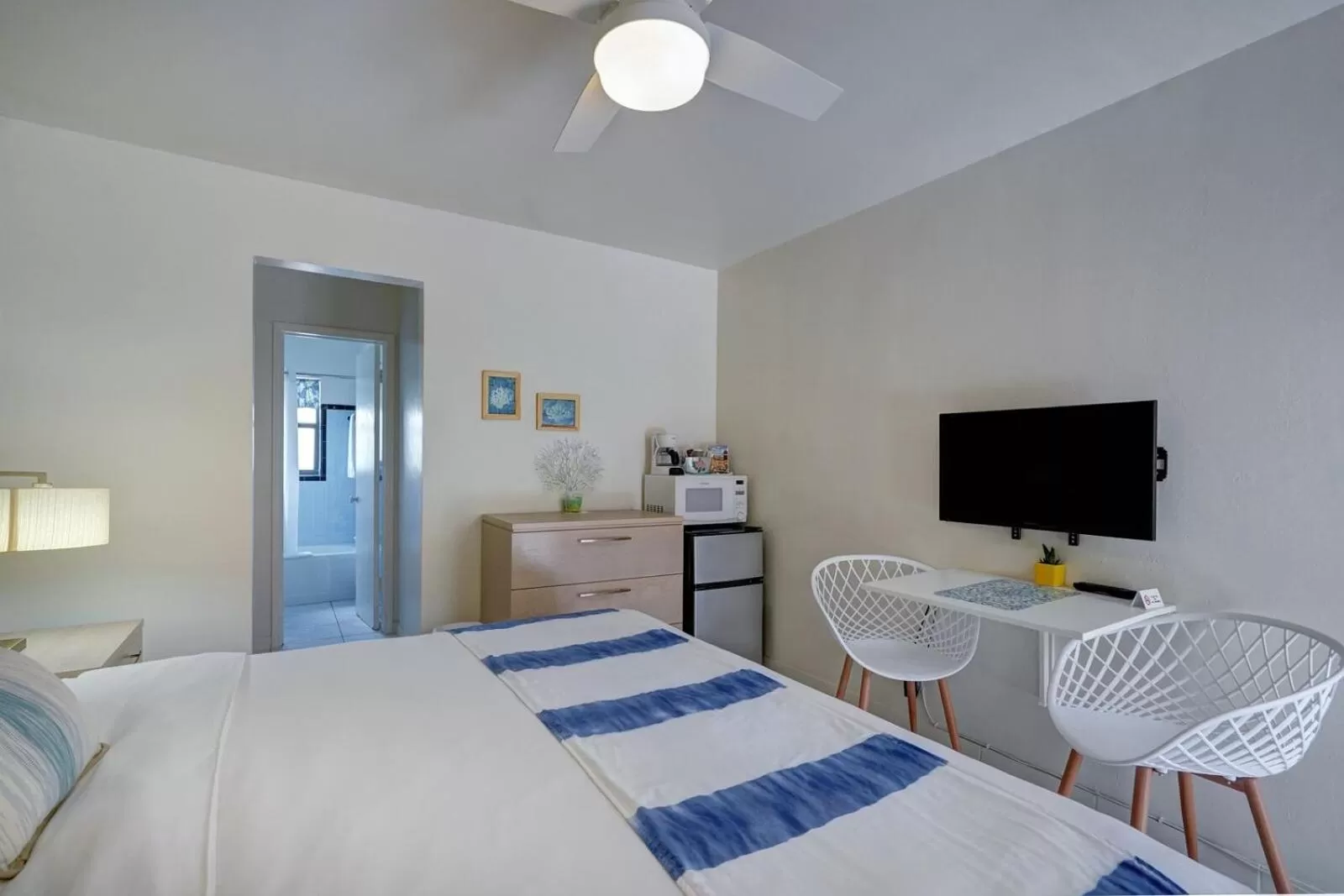 Bed in Sea Garden by the Sea