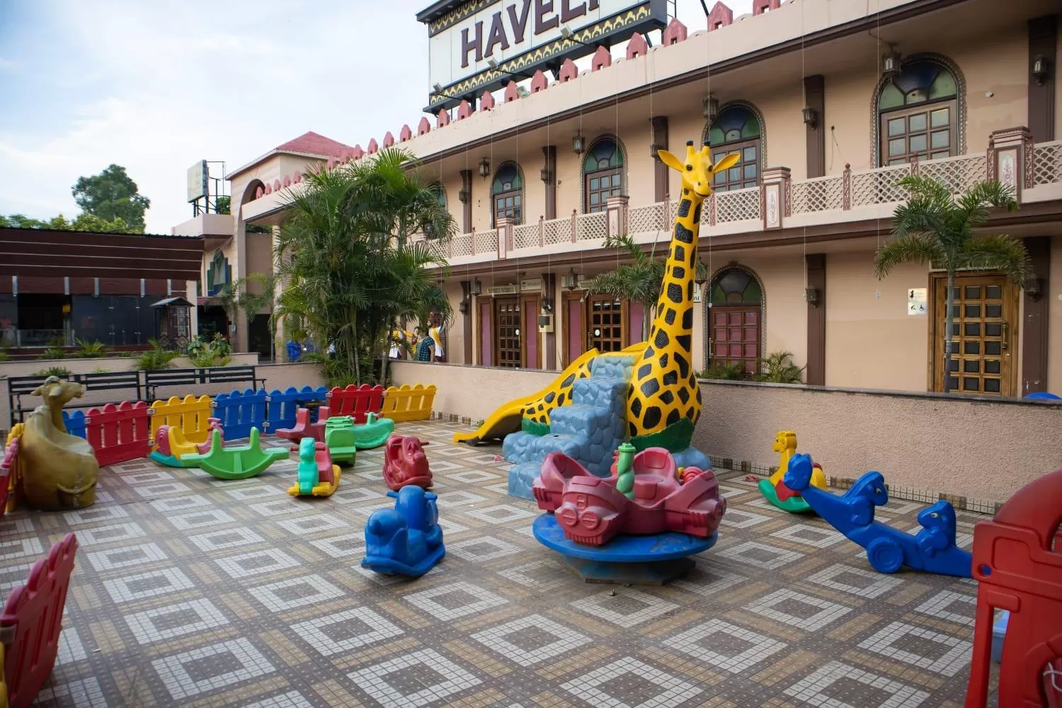 Children play ground in Ambala Haveli