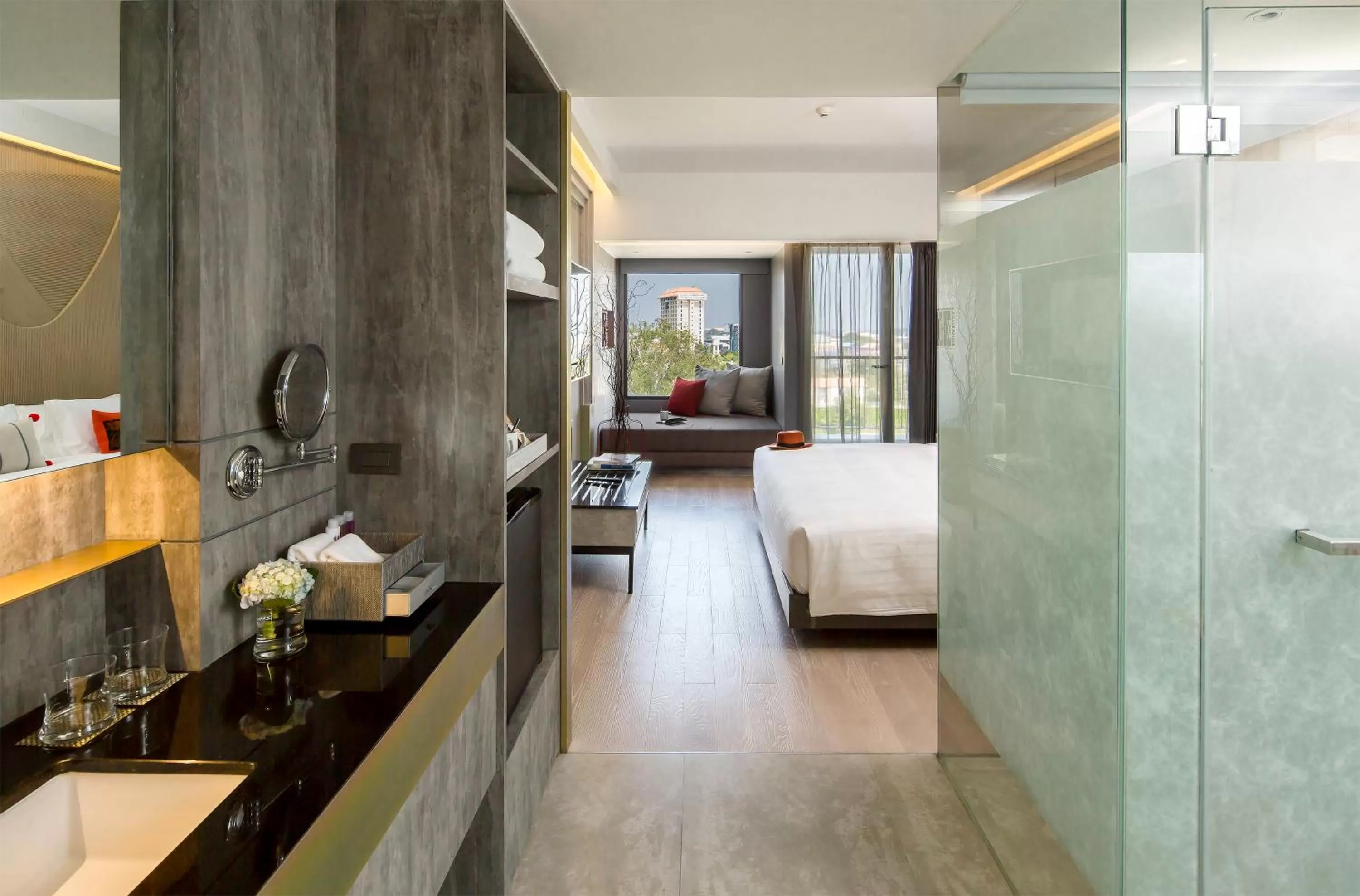 Bathroom, Bed in U Nimman Chiang Mai