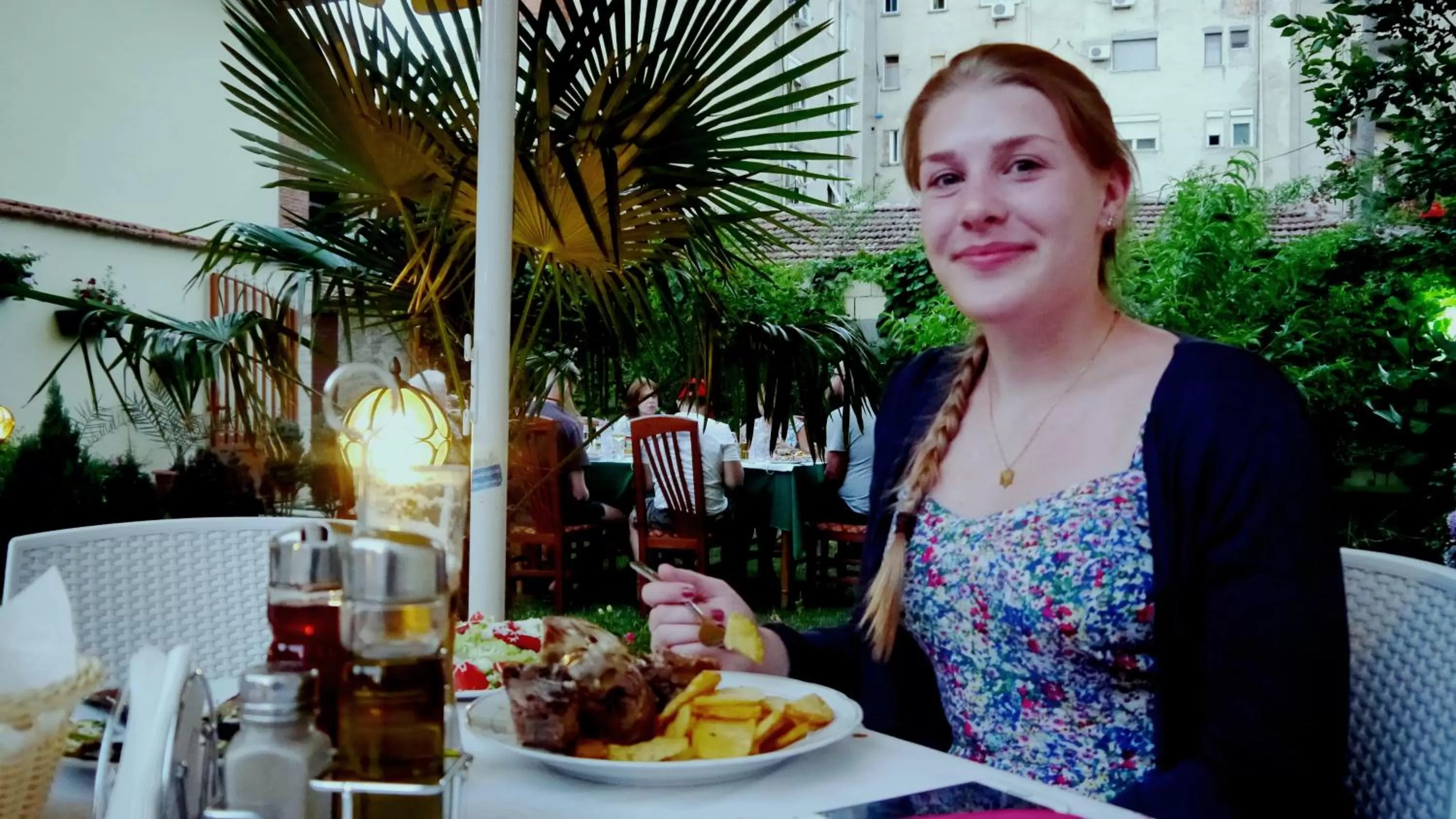 Dinner in Kruja Hotel