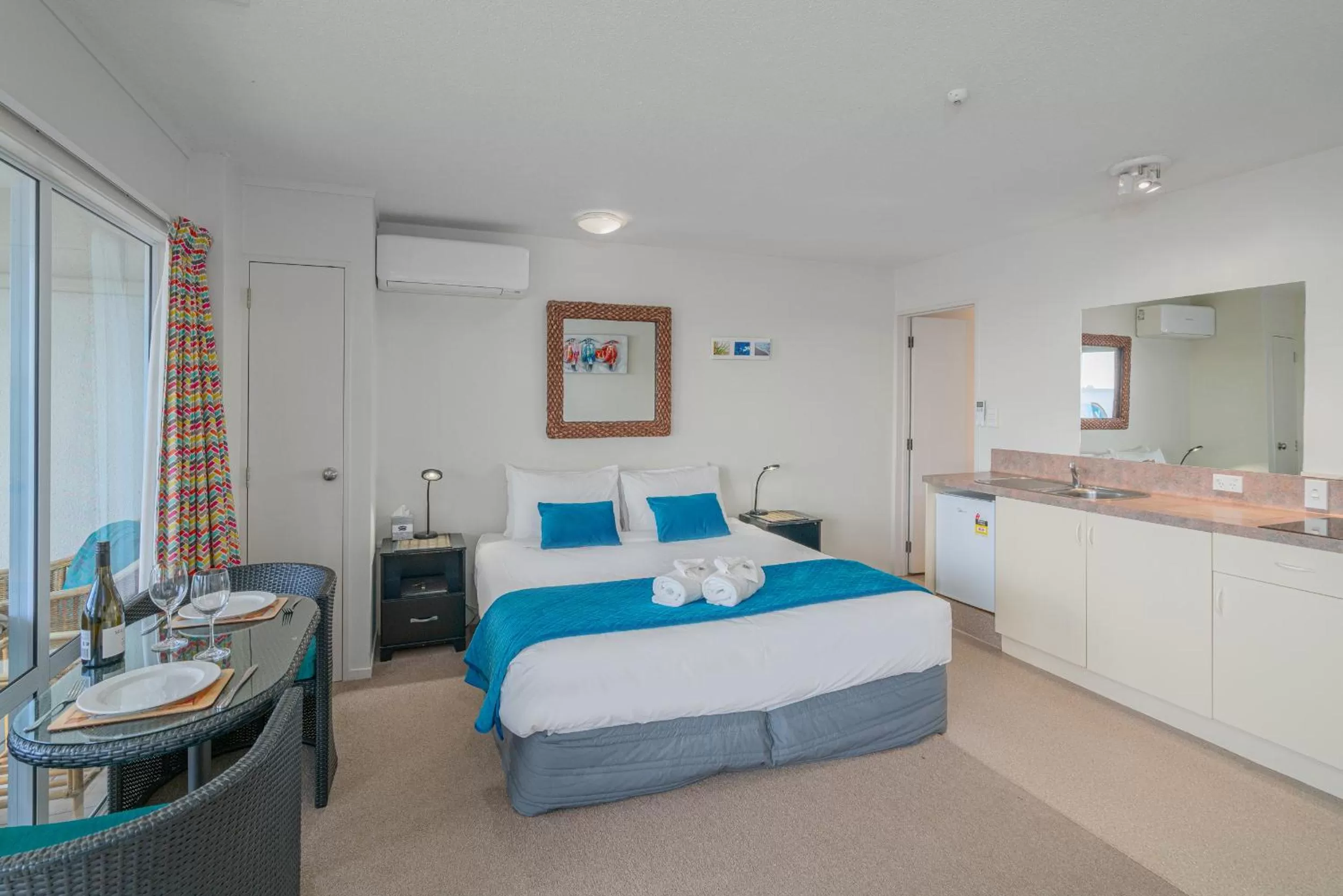 Bed in Waterfront Apartments Whitianga